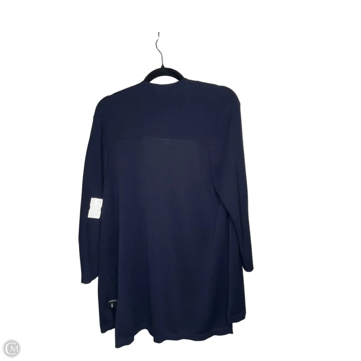 Sweater Cardigan By Talbots In Navy, Size: L