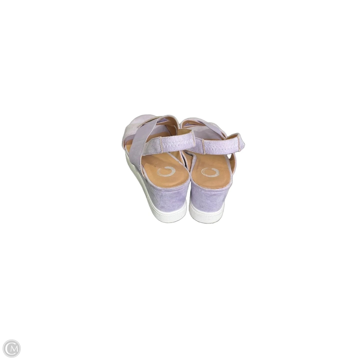 Shoes Heels Wedge By Clothes Mentor In Lavender, Size: 9