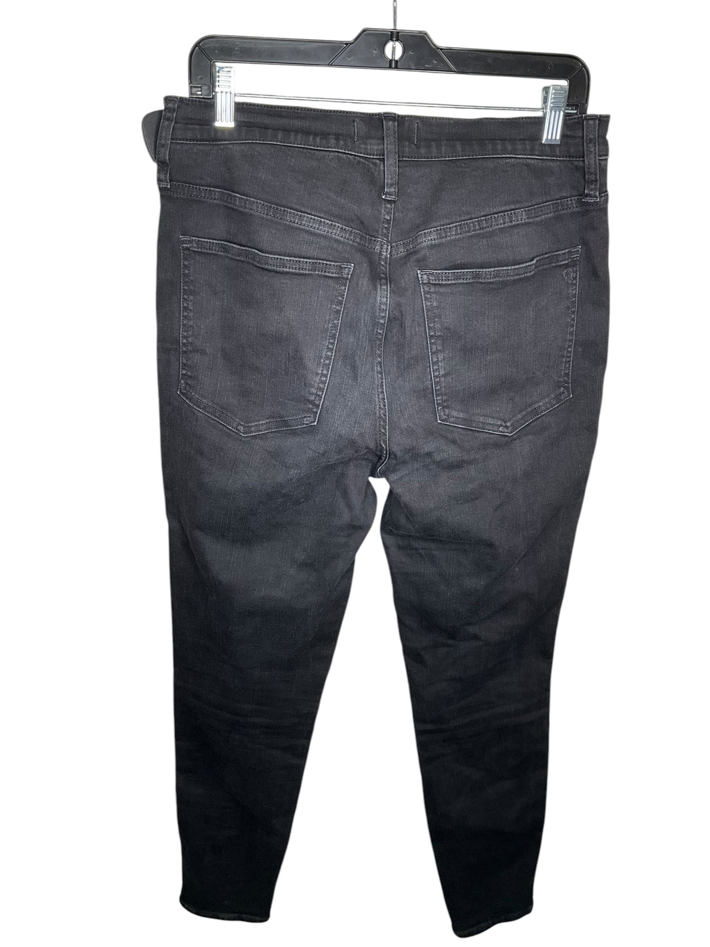 Jeans Skinny By Madewell In Black Denim, Size: 10