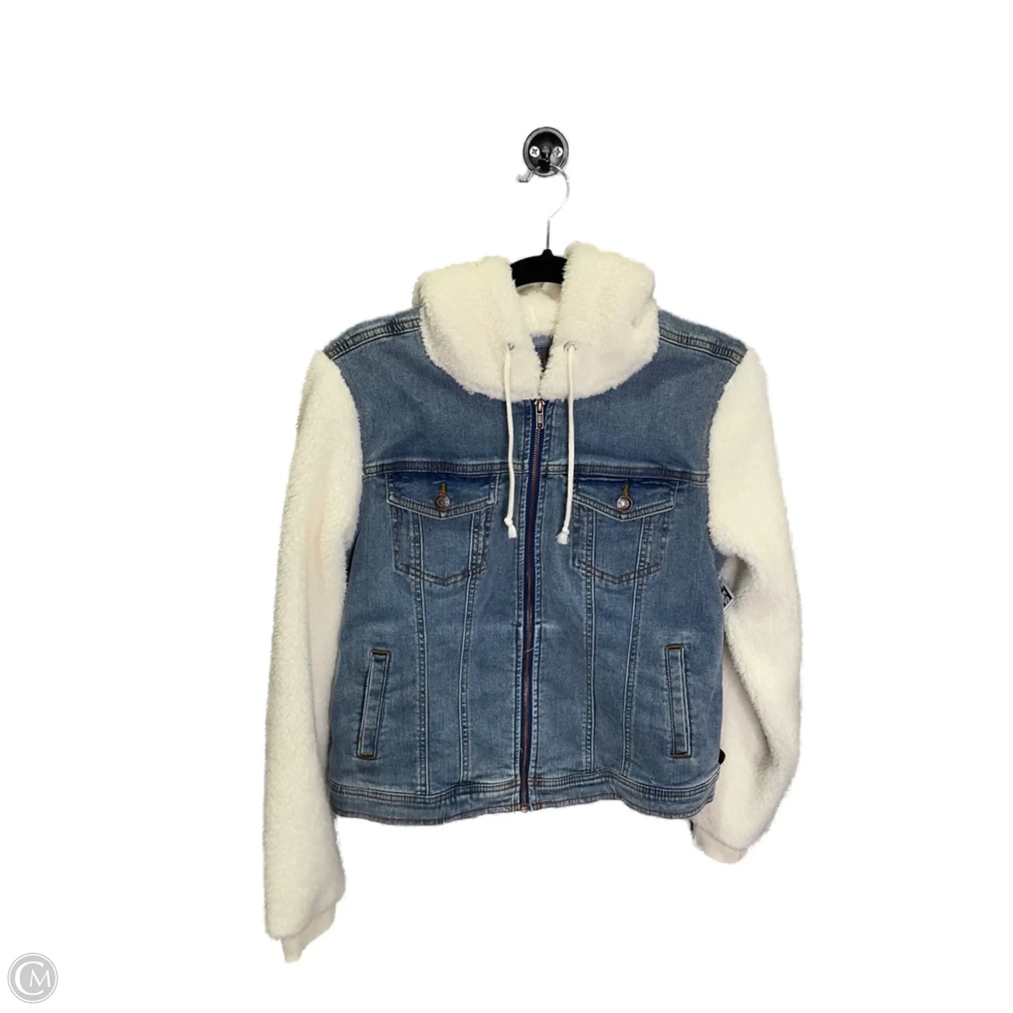 Jacket Denim By Maurices In Blue Denim, Size: M