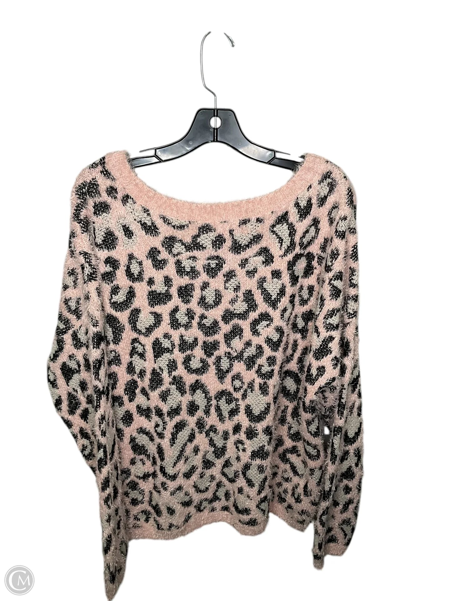 Sweater By Wonderly In Animal Print, Size: 1x