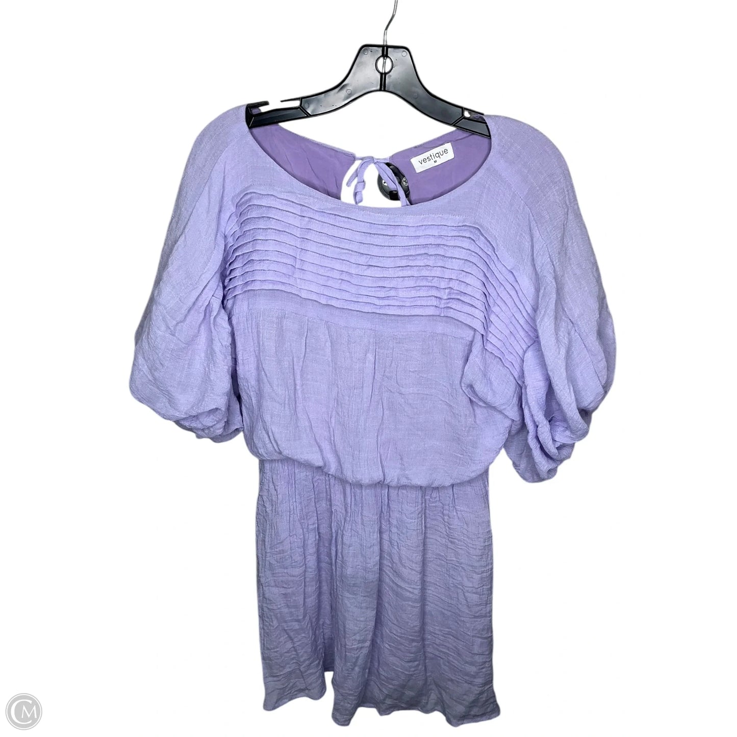 Dress Casual Short By Vestique In Purple, Size: M