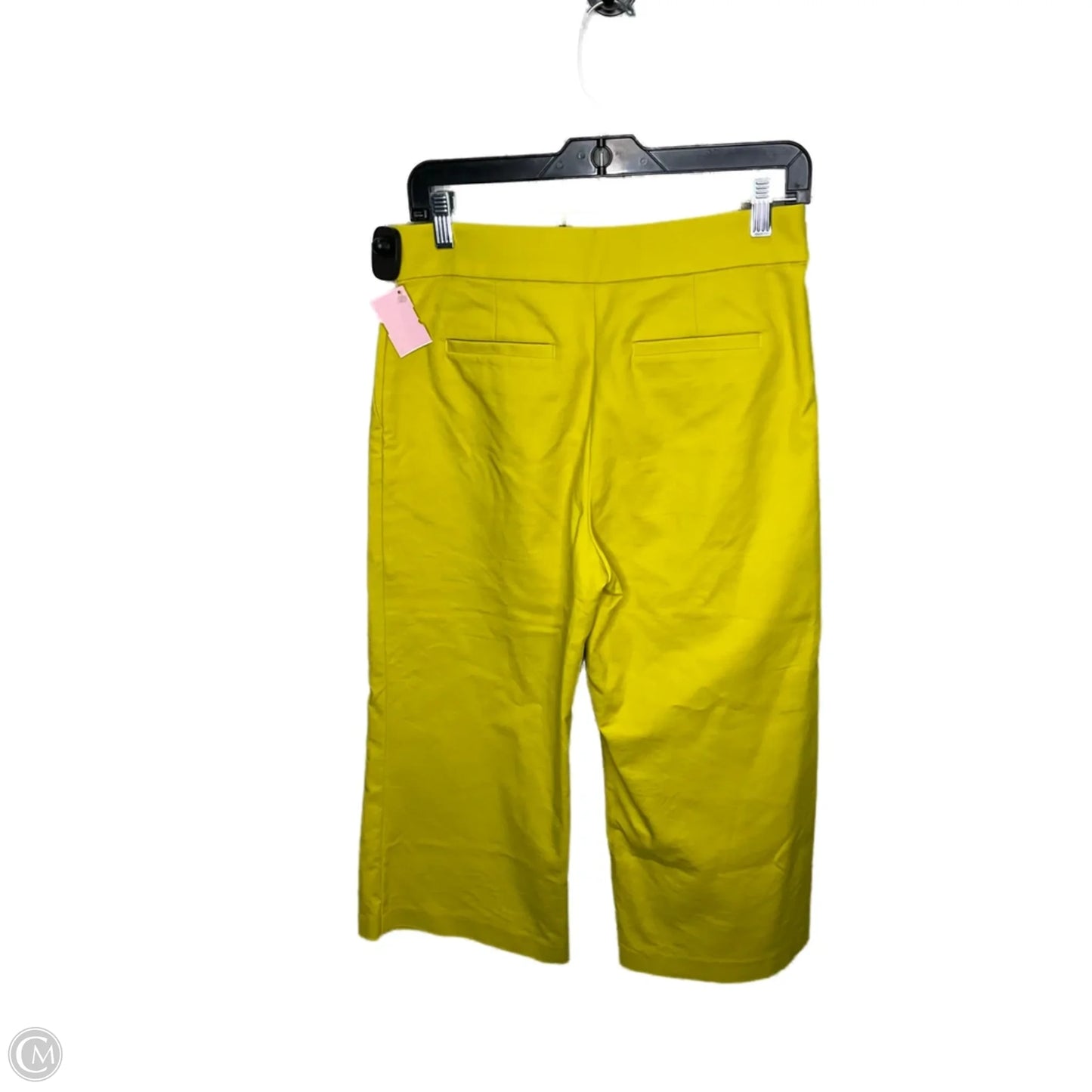 Pants Cropped By Loft In Yellow, Size: 6p