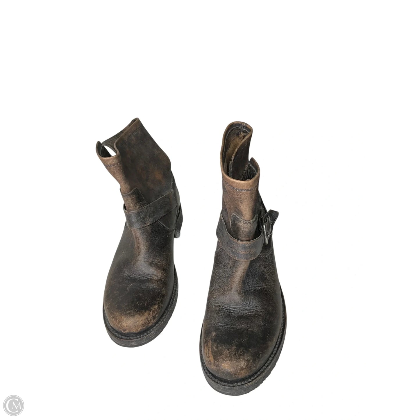 Boots Designer By Frye In Brown, Size: 7.5