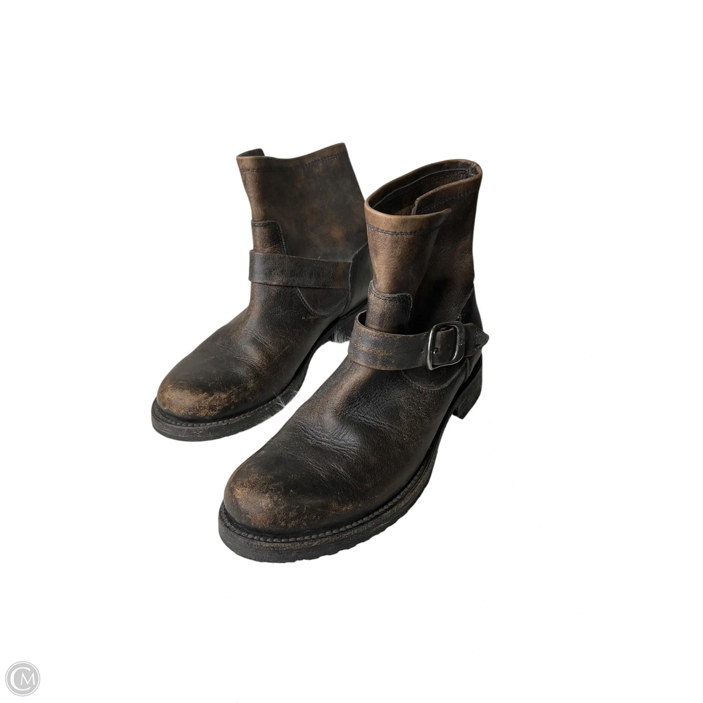 Boots Designer By Frye In Brown, Size: 7.5