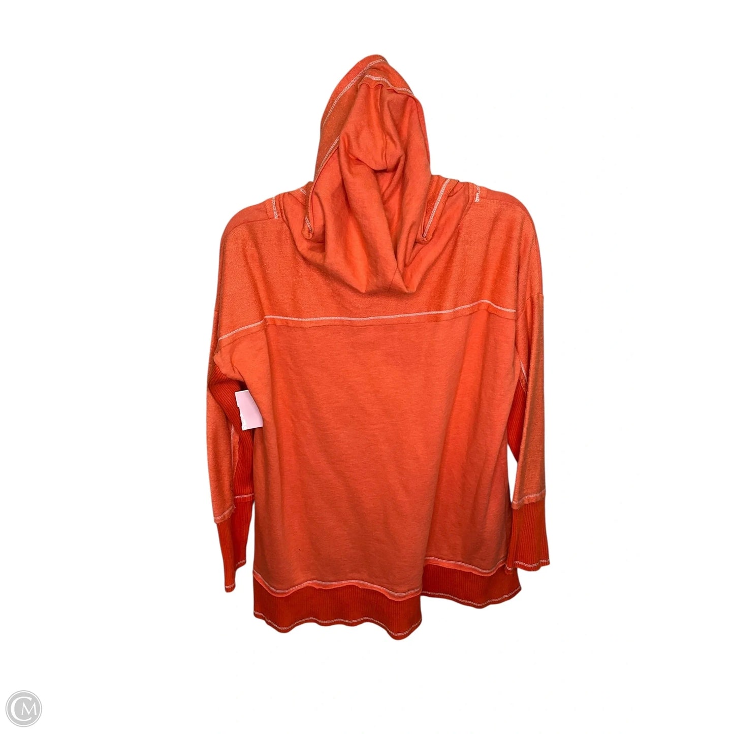 Sweatshirt Hoodie By Soft Surroundings In Orange, Size: Xl