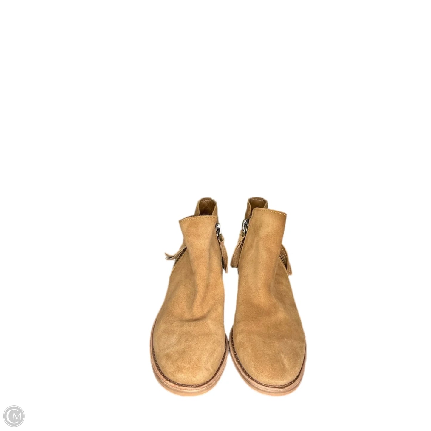 Boots Ankle Heels By Gianni Bini In Brown, Size: 7