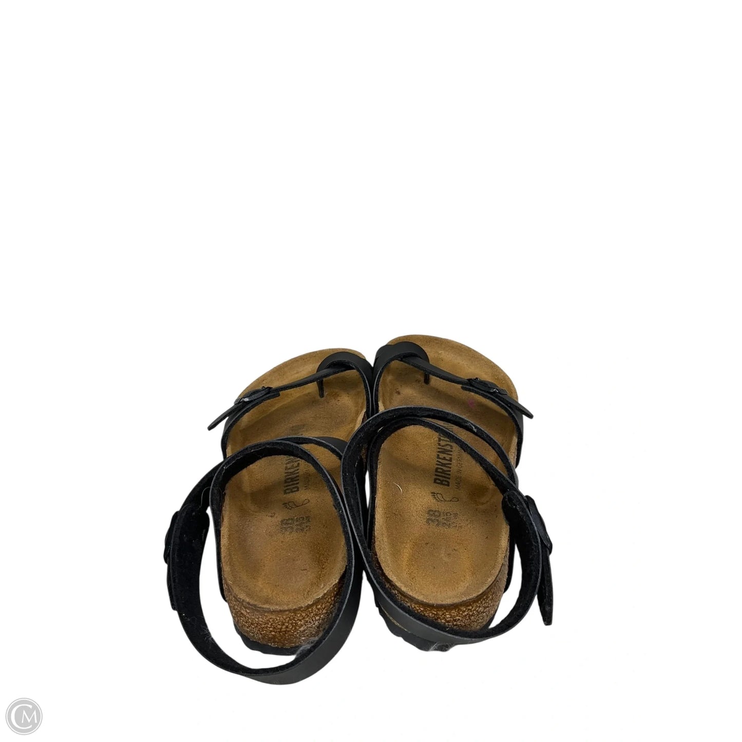 Sandals Flats By Birkenstock In Black, Size: 7.5
