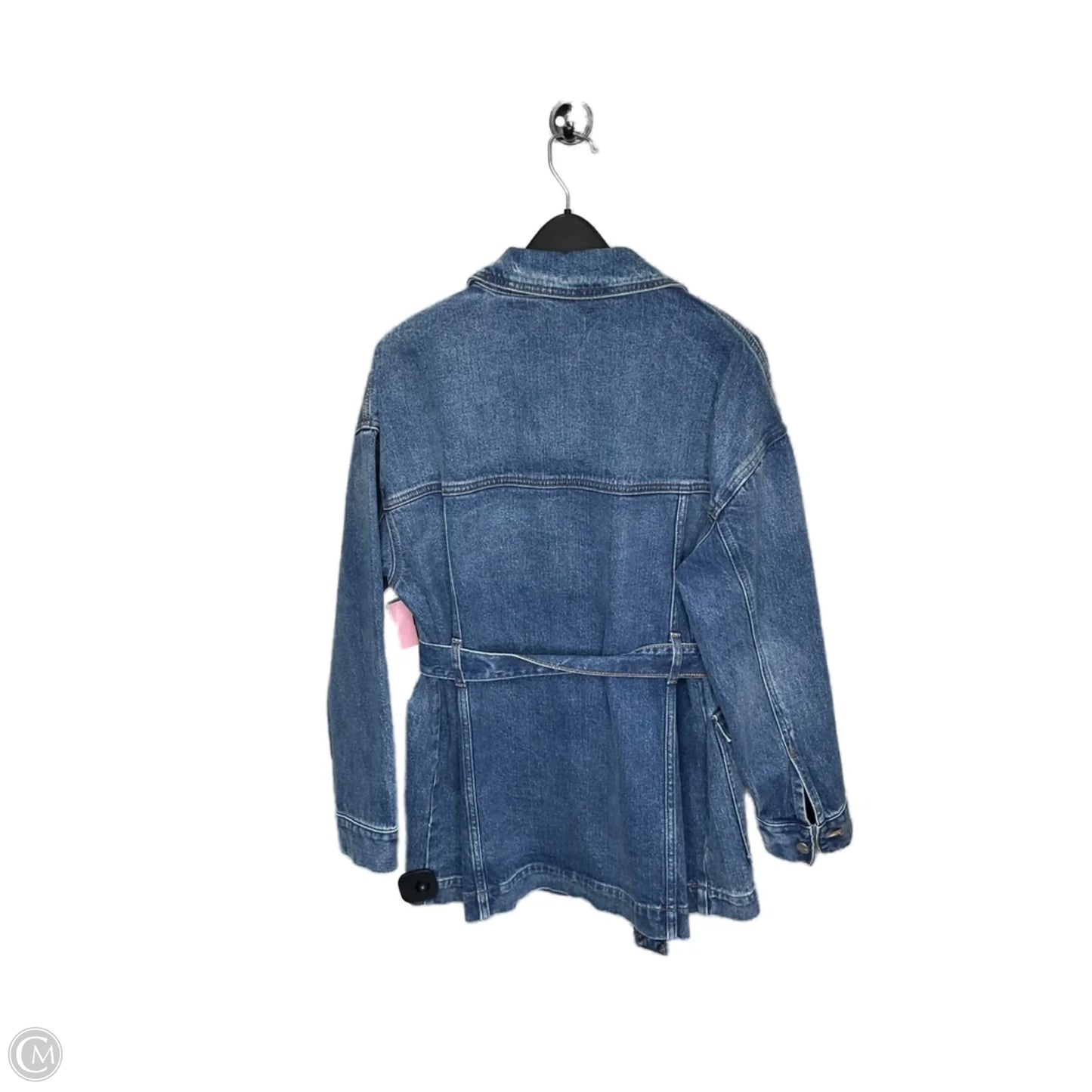 Jacket Denim By Express In Blue Denim, Size: M