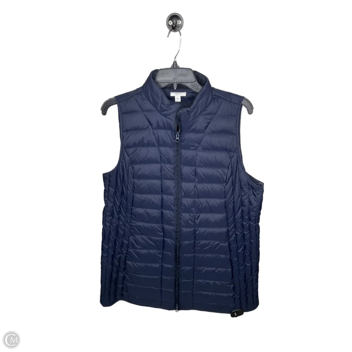 Vest Puffer & Quilted By J. Jill In Navy, Size: M