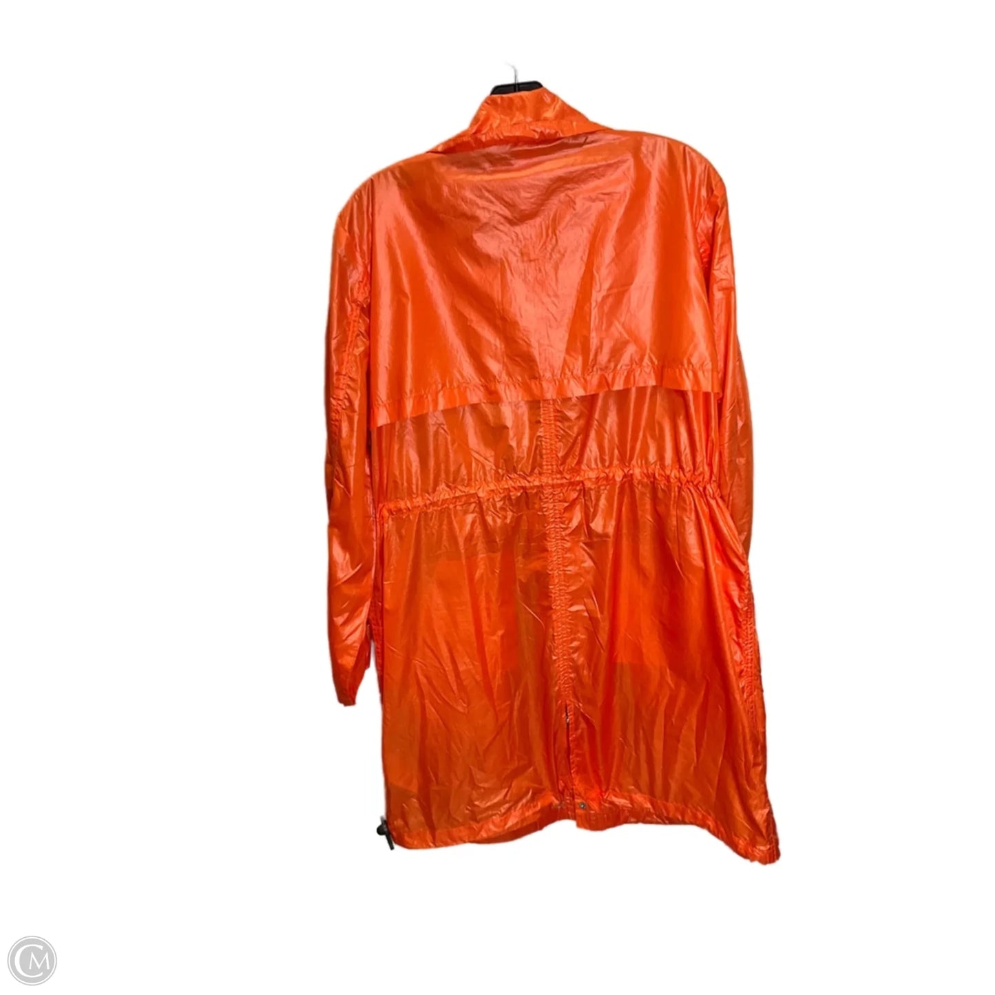 Coat Raincoat By Michael By Michael Kors In Orange, Size: M