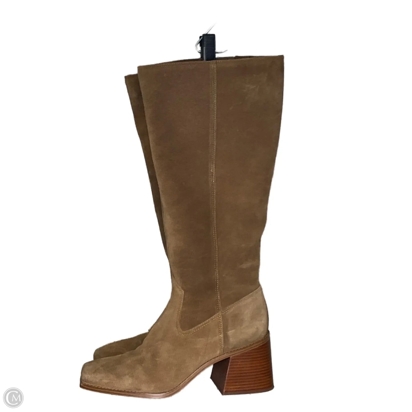 Boots Mid-calf Heels By Vince Camuto In Brown, Size: 10