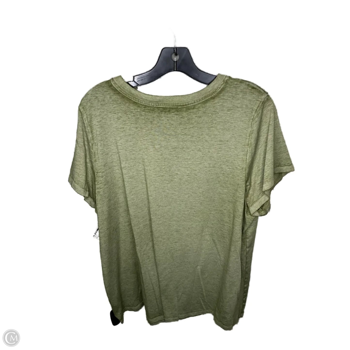 Top Short Sleeve By Lane Bryant In Green, Size: 2x
