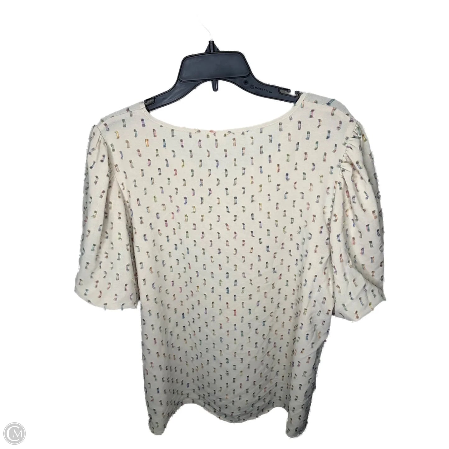 Top Short Sleeve By Cato In Brown, Size: Xl