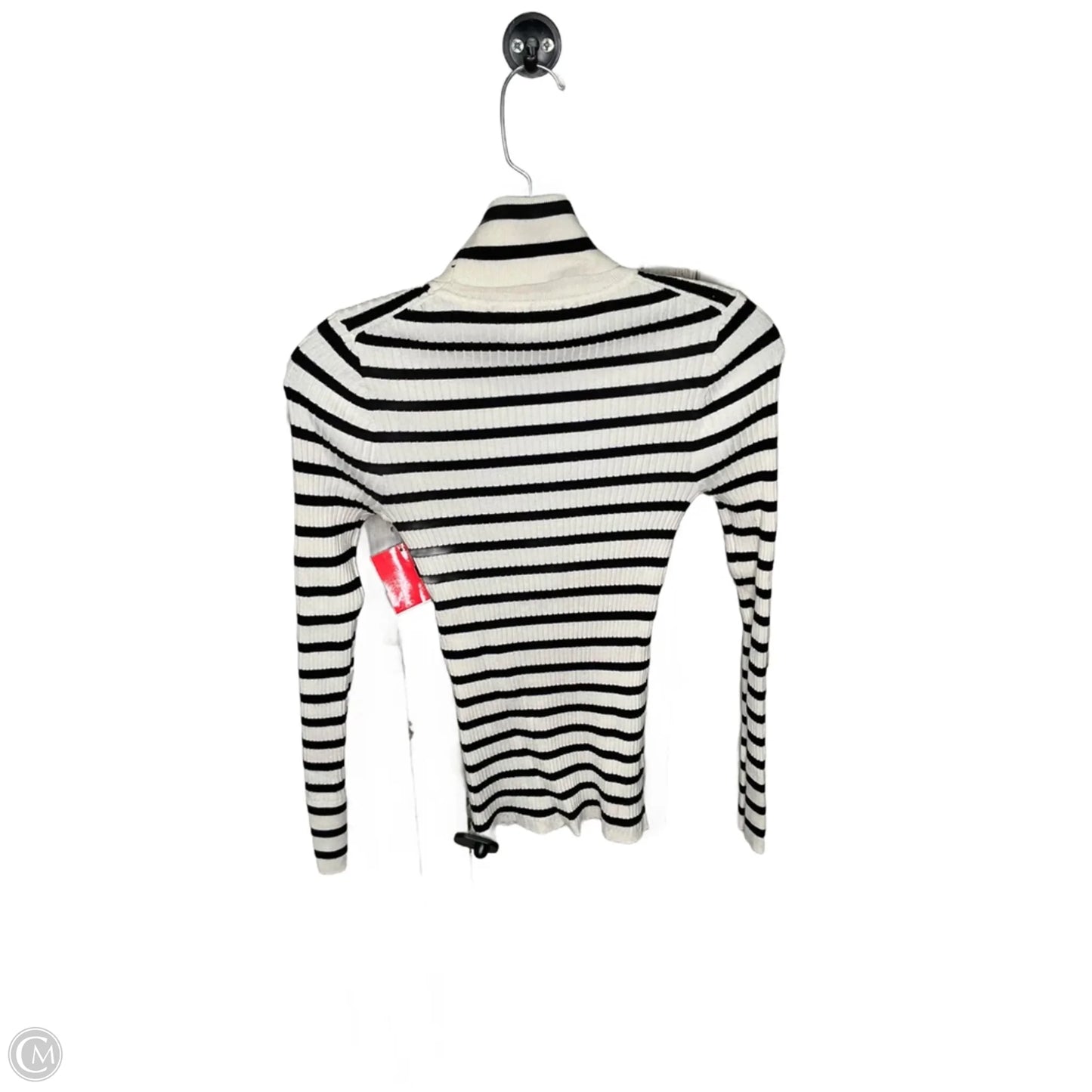 Top Long Sleeve By Loft In Striped Pattern, Size: S