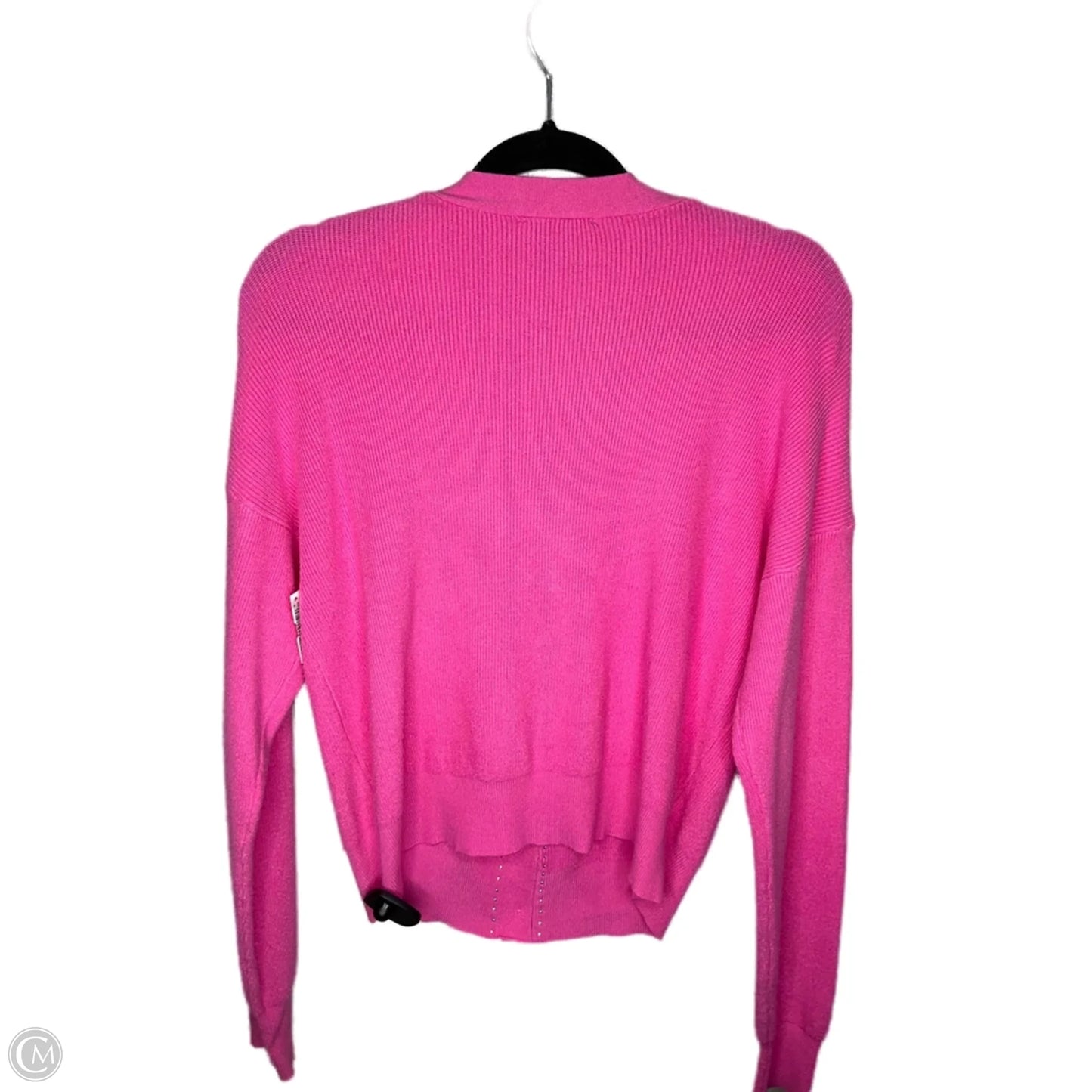 Cardigan By Clothes Mentor In Pink, Size: M