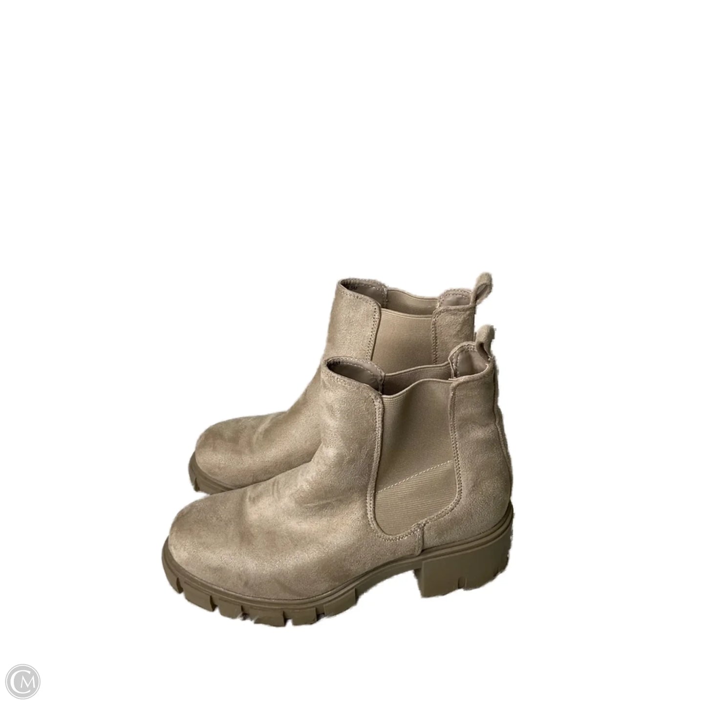Boots Ankle Heels By Madden Girl In Brown, Size: 8.5