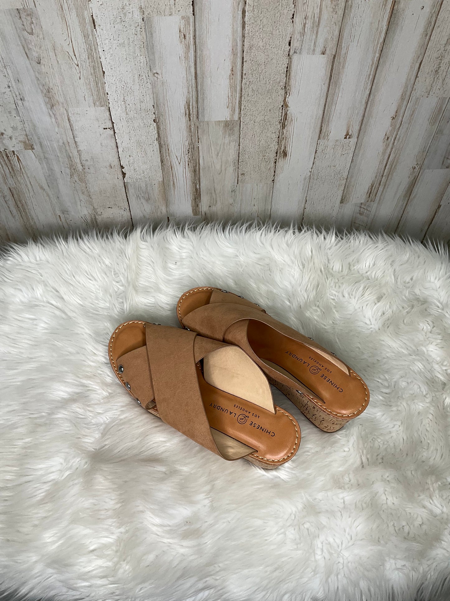 Sandals Heels Wedge By Chinese Laundry Size: 10