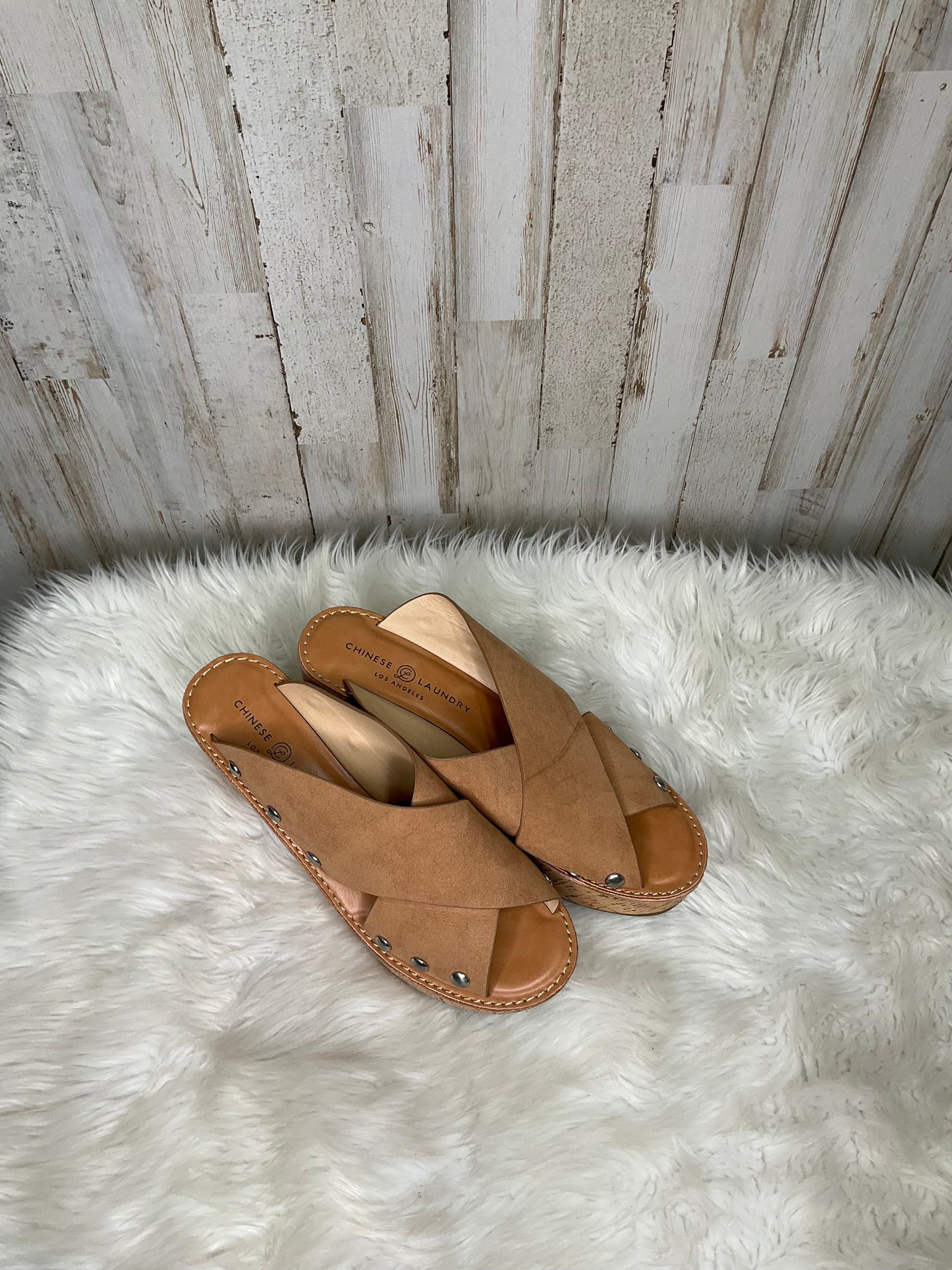 Sandals Heels Wedge By Chinese Laundry Size: 10