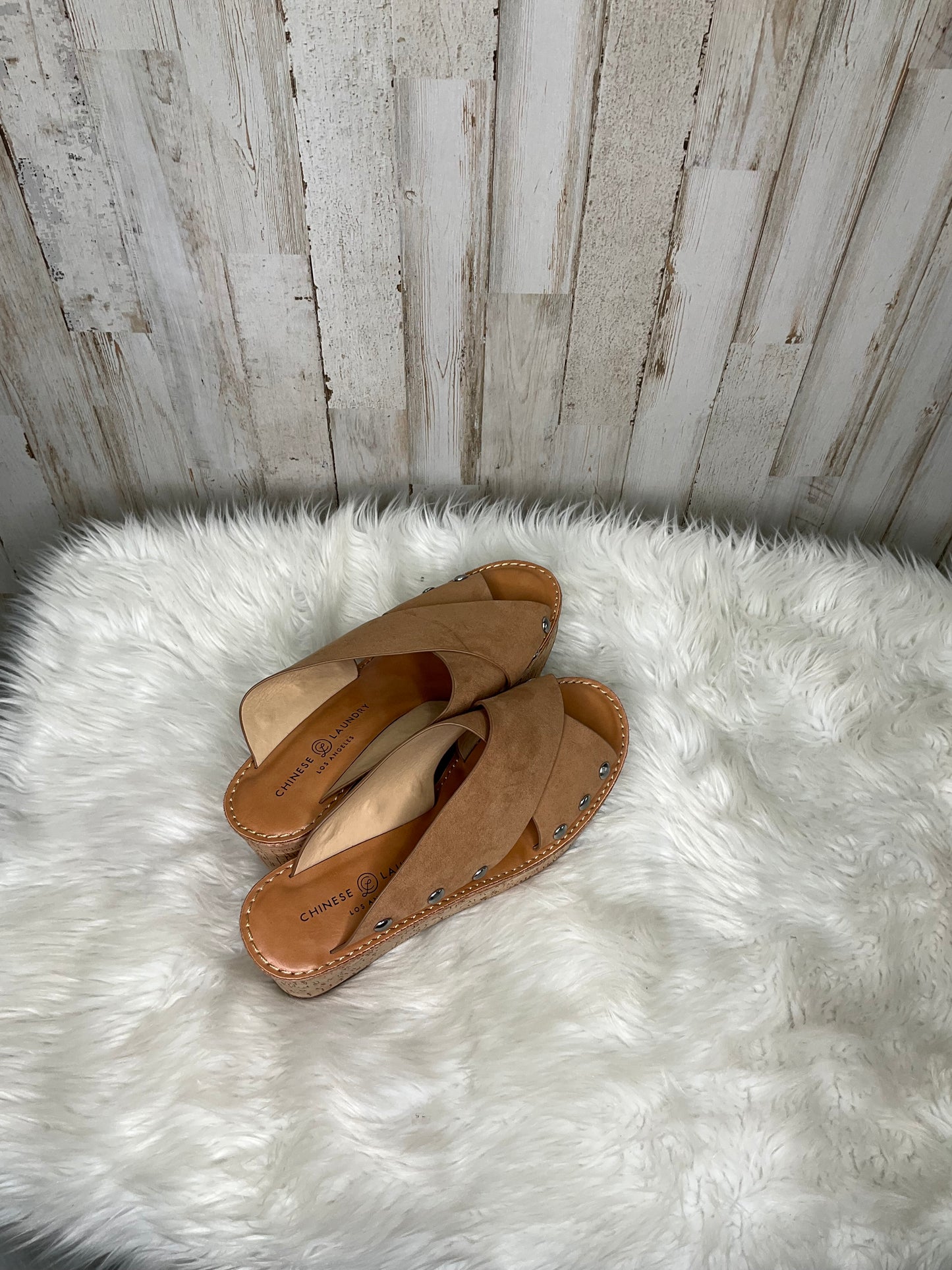 Sandals Heels Wedge By Chinese Laundry Size: 10