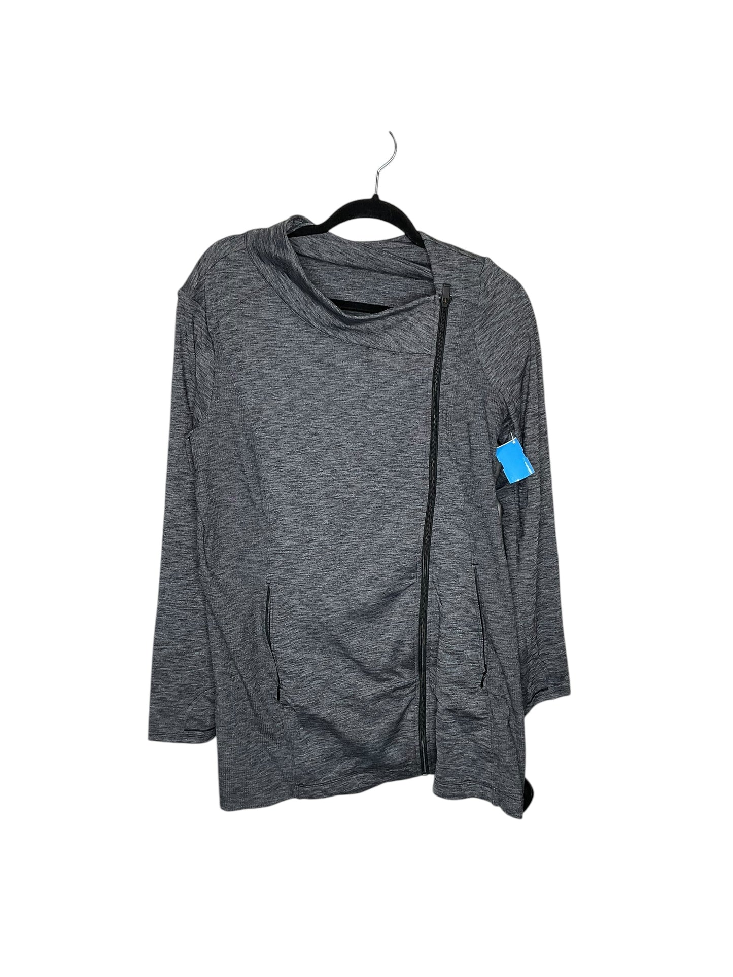 Athletic Jacket By Athleta In Grey, Size: L