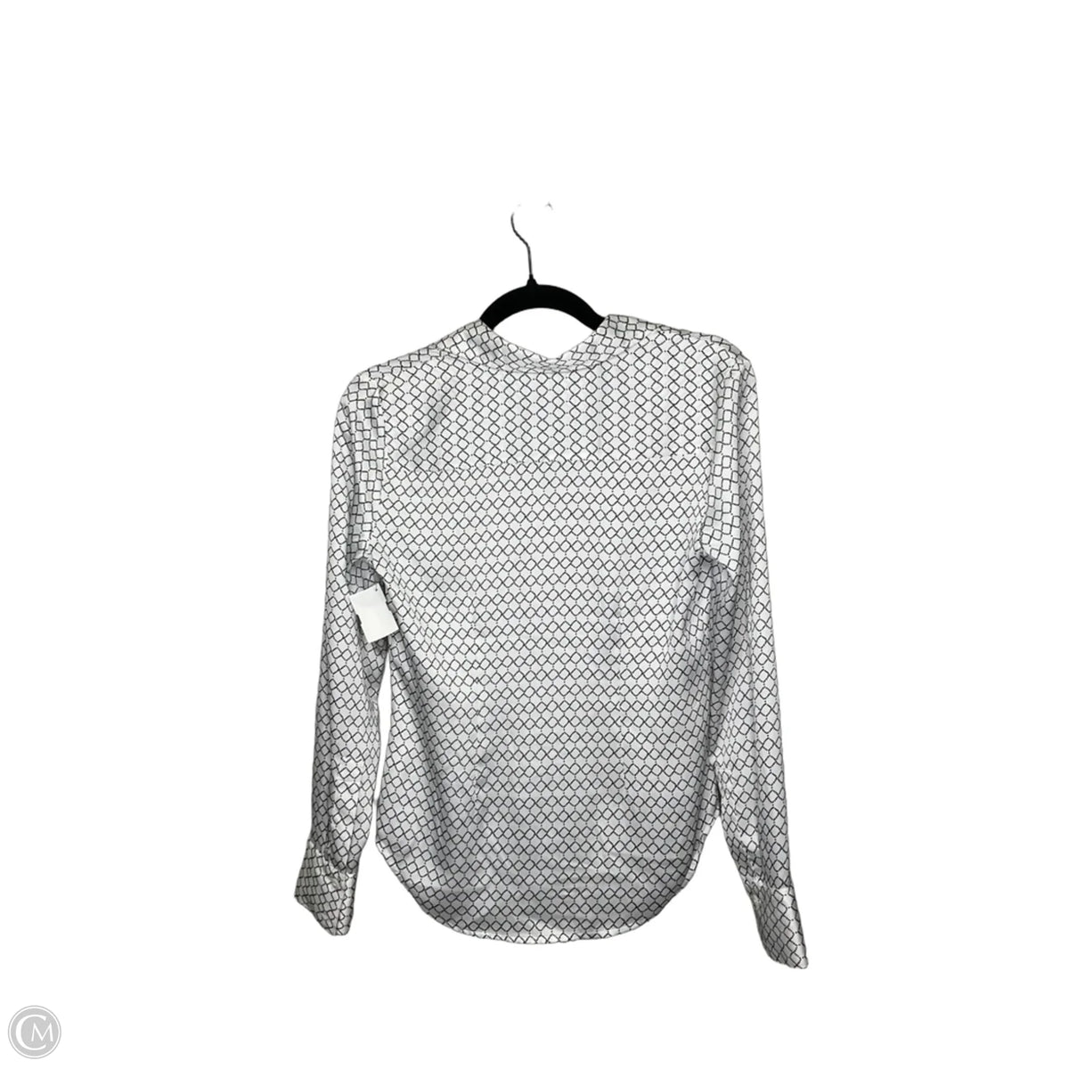 Top Long Sleeve By Worthington In Black & White, Size: Xs