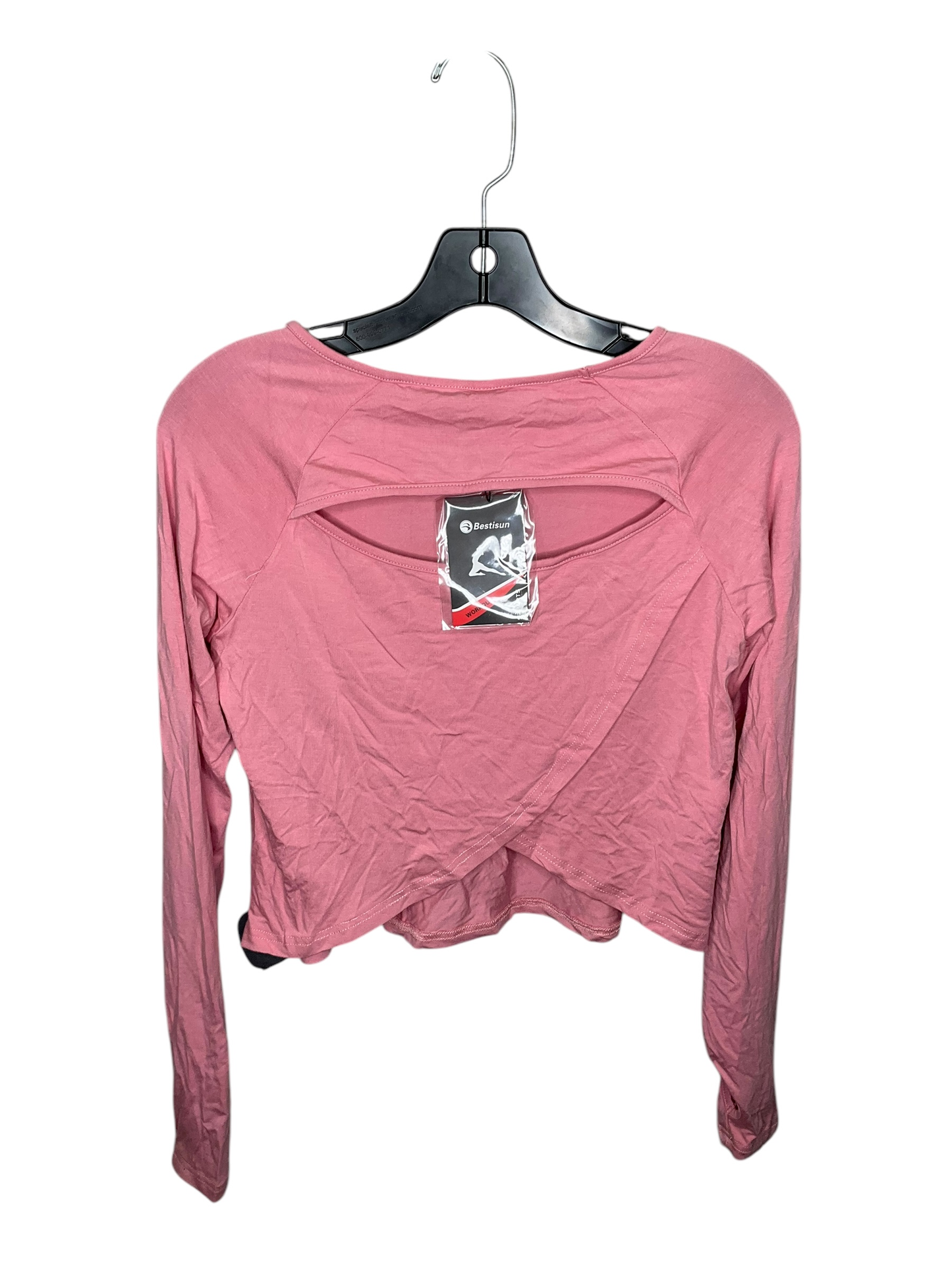 Athletic Top Long Sleeve Collar By Clothes Mentor Size: S
