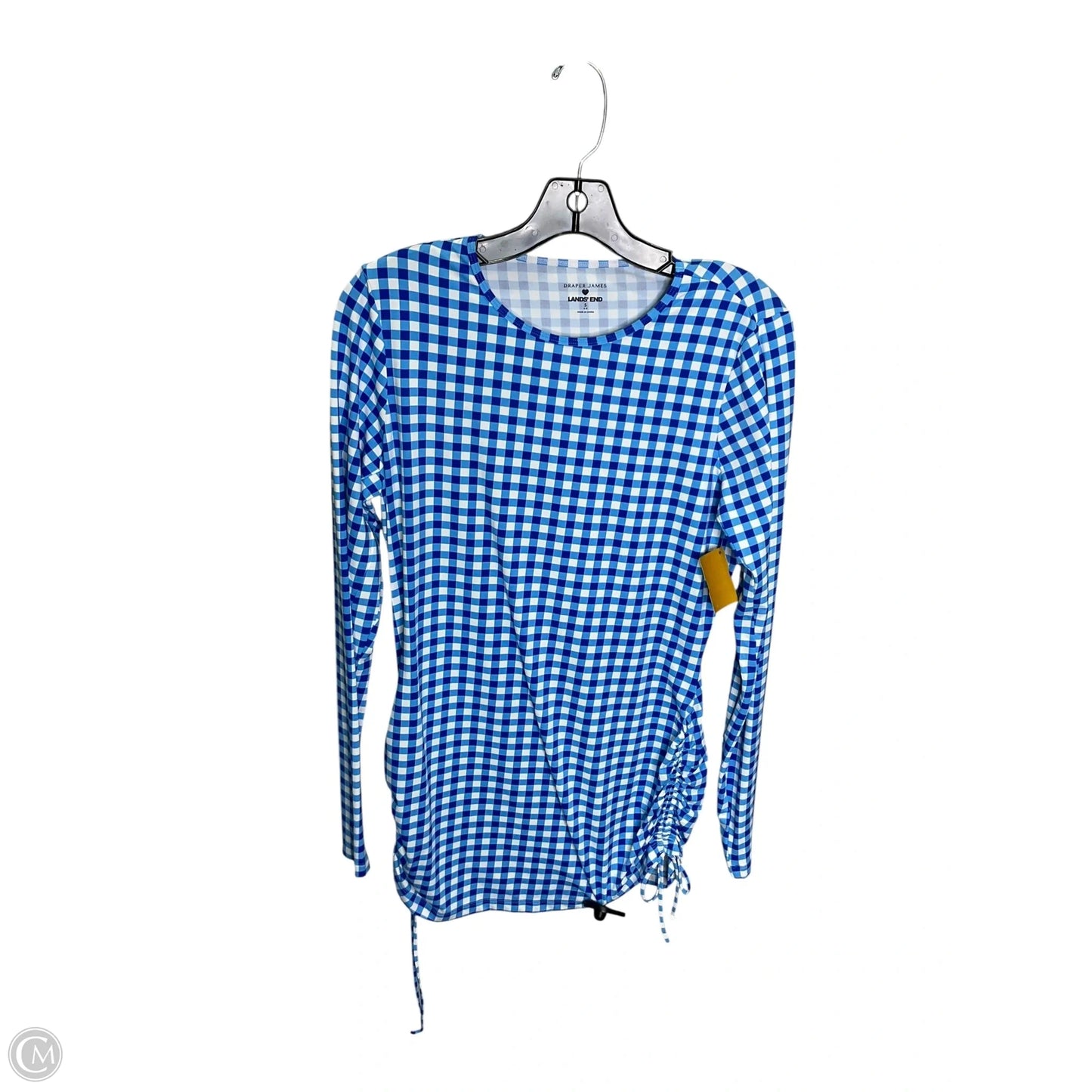 Swimwear Cover-up By Lands End In Plaid Pattern, Size: S