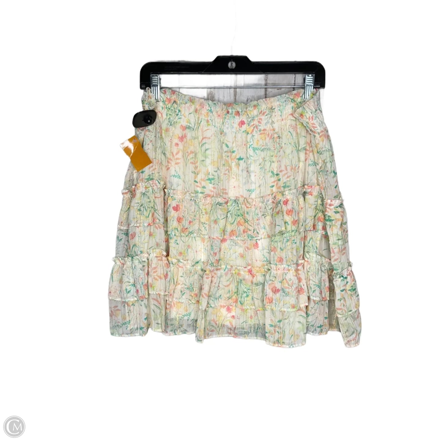 Skirt Mini & Short By Clothes Mentor In Floral Print, Size: Xxl