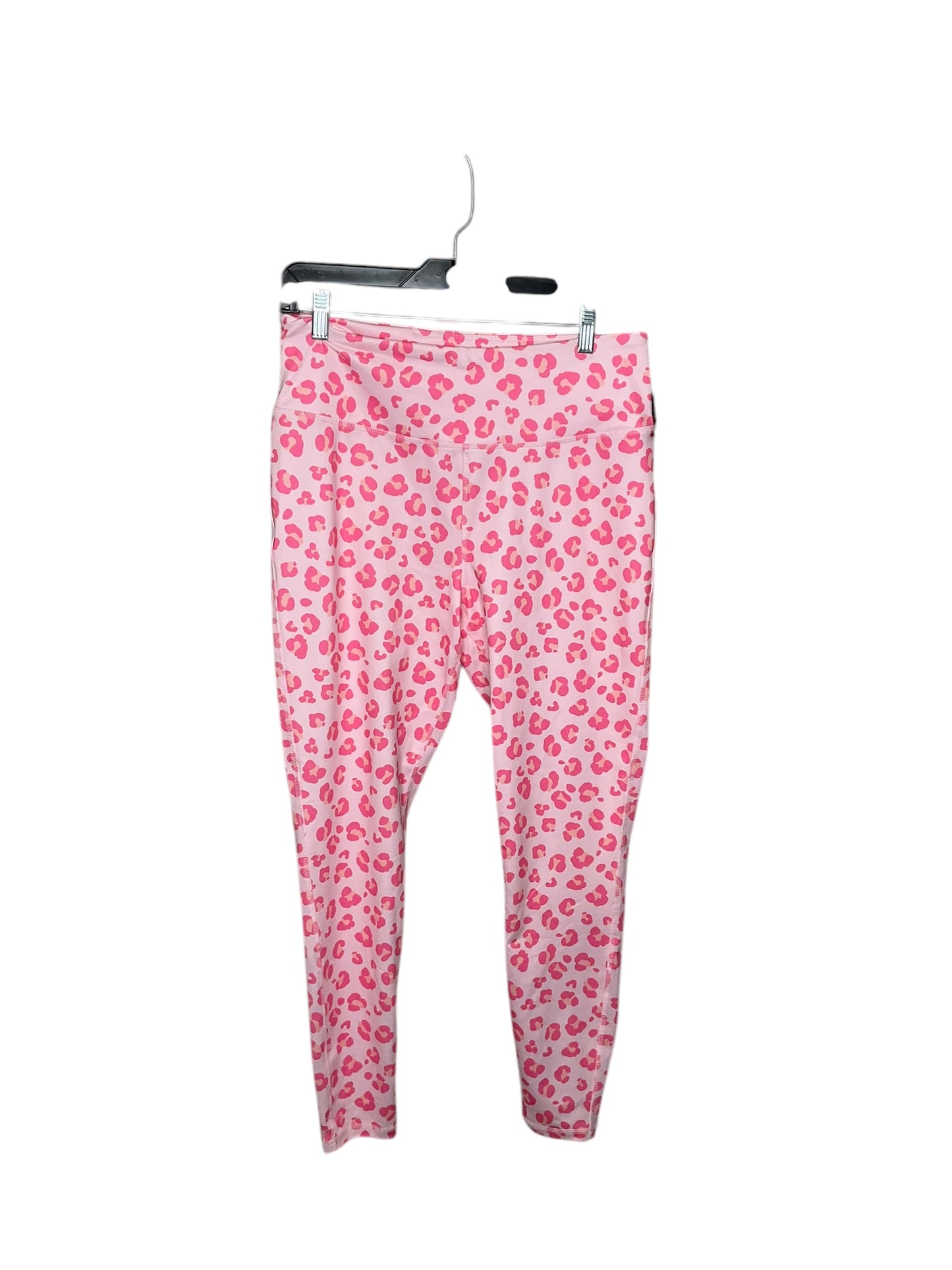 Athletic Leggings By Crown And Ivy In Pink, Size: L