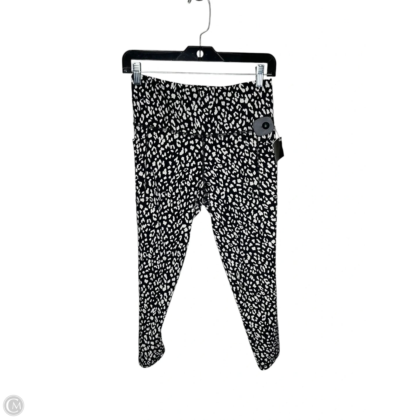Athletic Leggings By Athleta In Black & White, Size: M