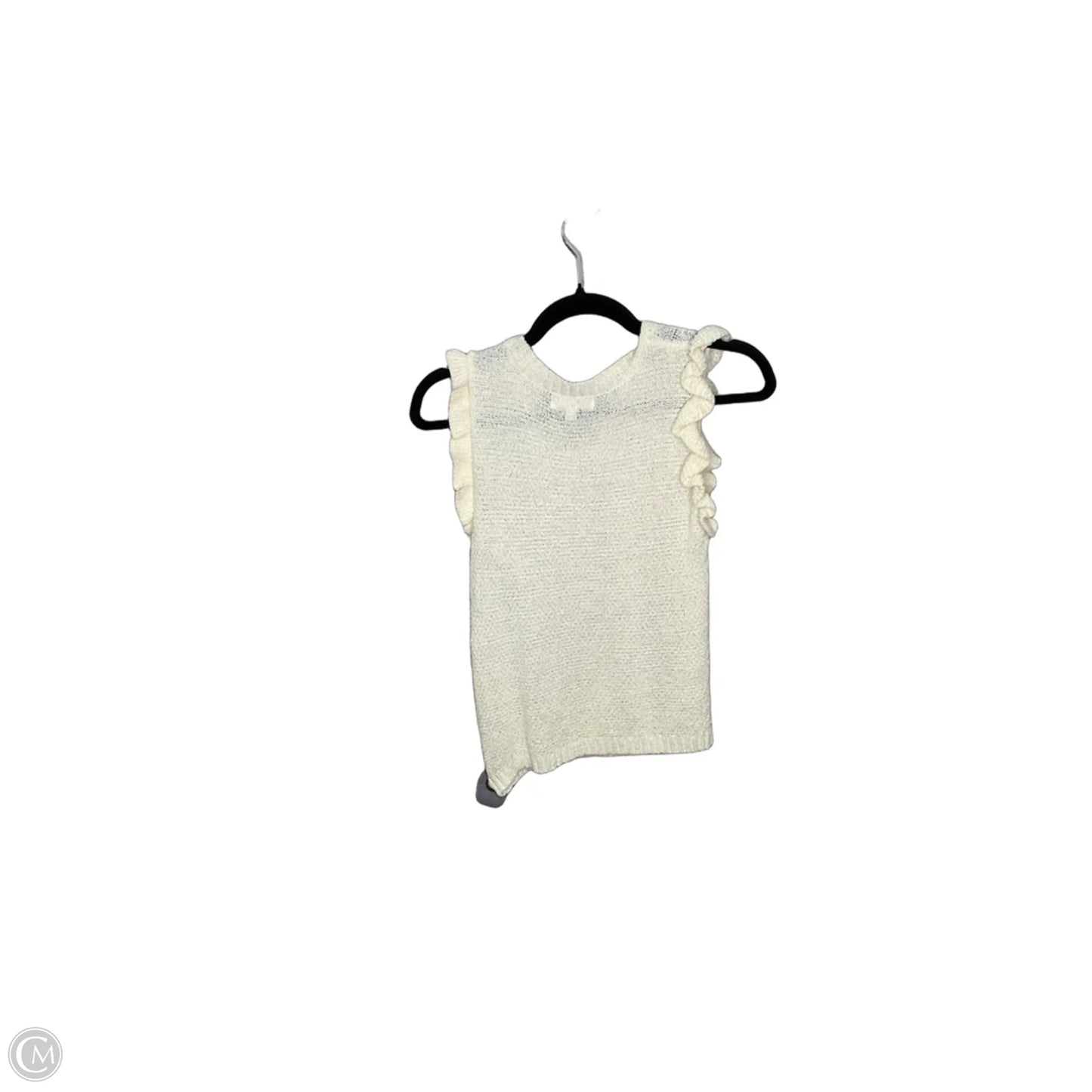 Top Sleeveless By Clothes Mentor In Beige, Size: M