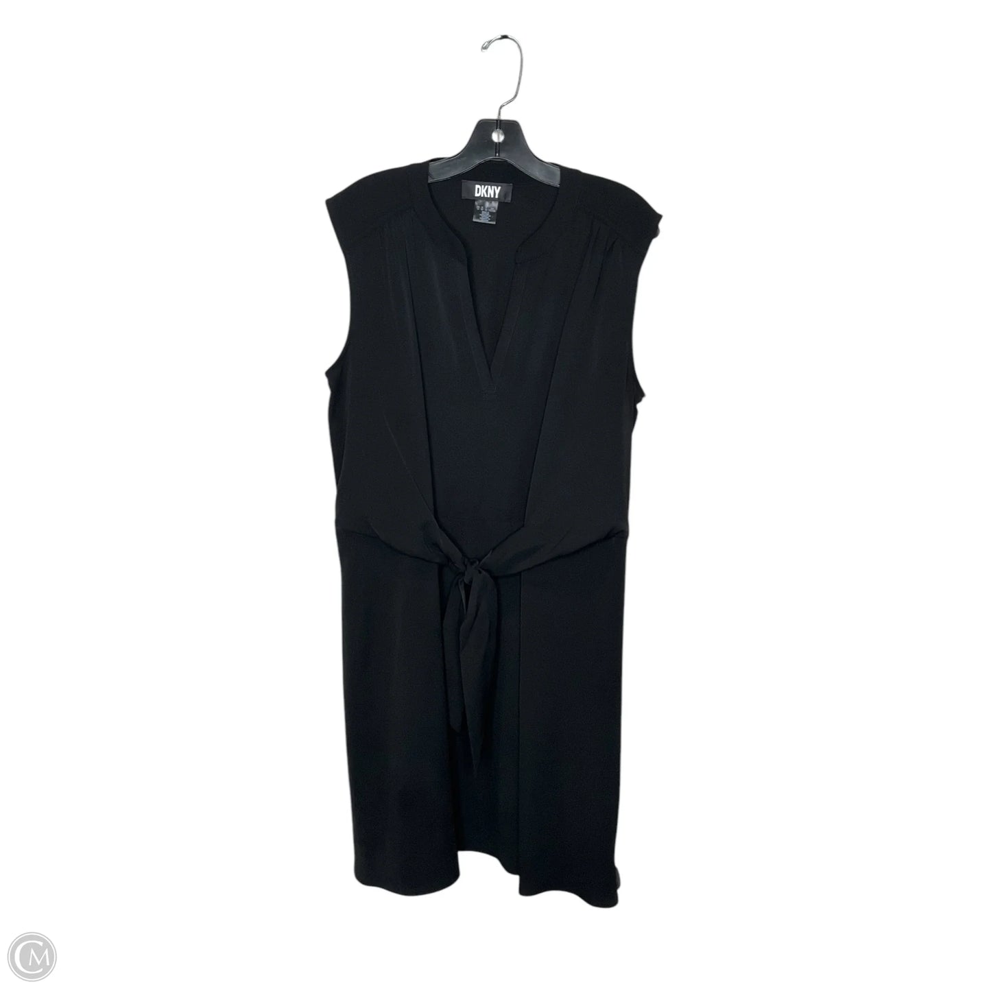 Dress Casual Midi By Dkny In Black, Size: 14