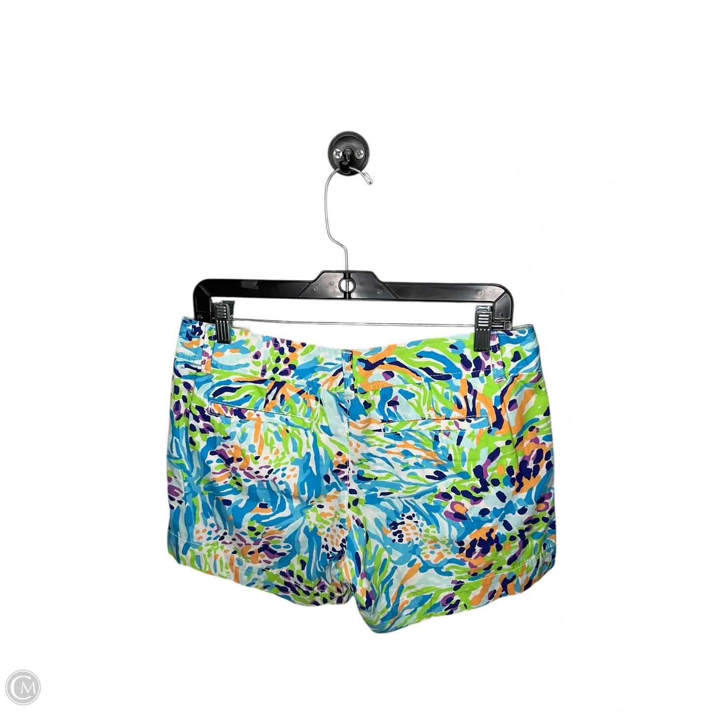 Shorts Designer By Lilly Pulitzer In Blue & Green, Size: 4