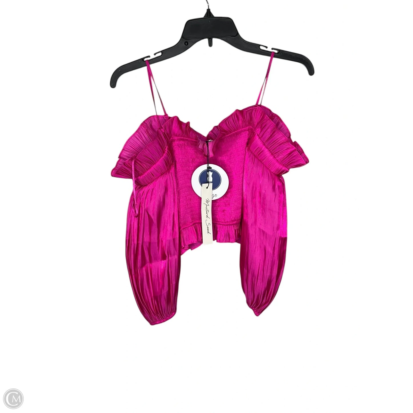 Top 3/4 Sleeve By Mustard Seed In Pink, Size: S