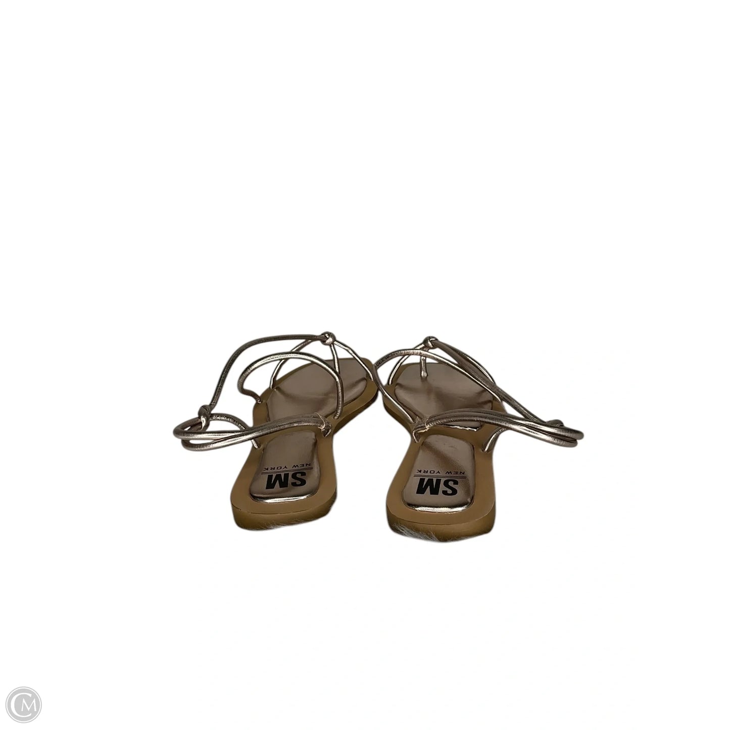 Sandals Flats By Clothes Mentor In Rose Gold, Size: 7