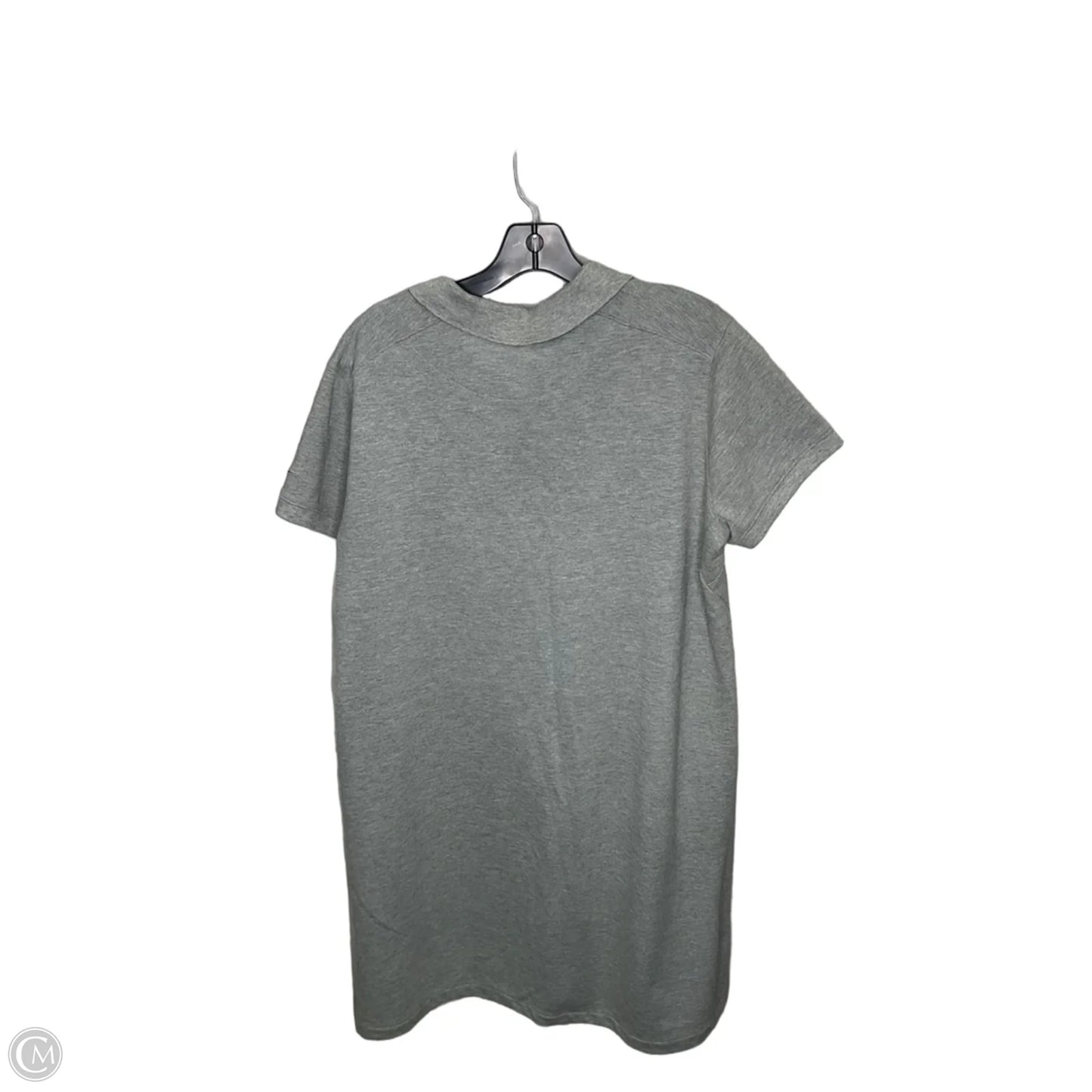 Athletic Dress By Nike Apparel In Grey & Orange, Size: Xl