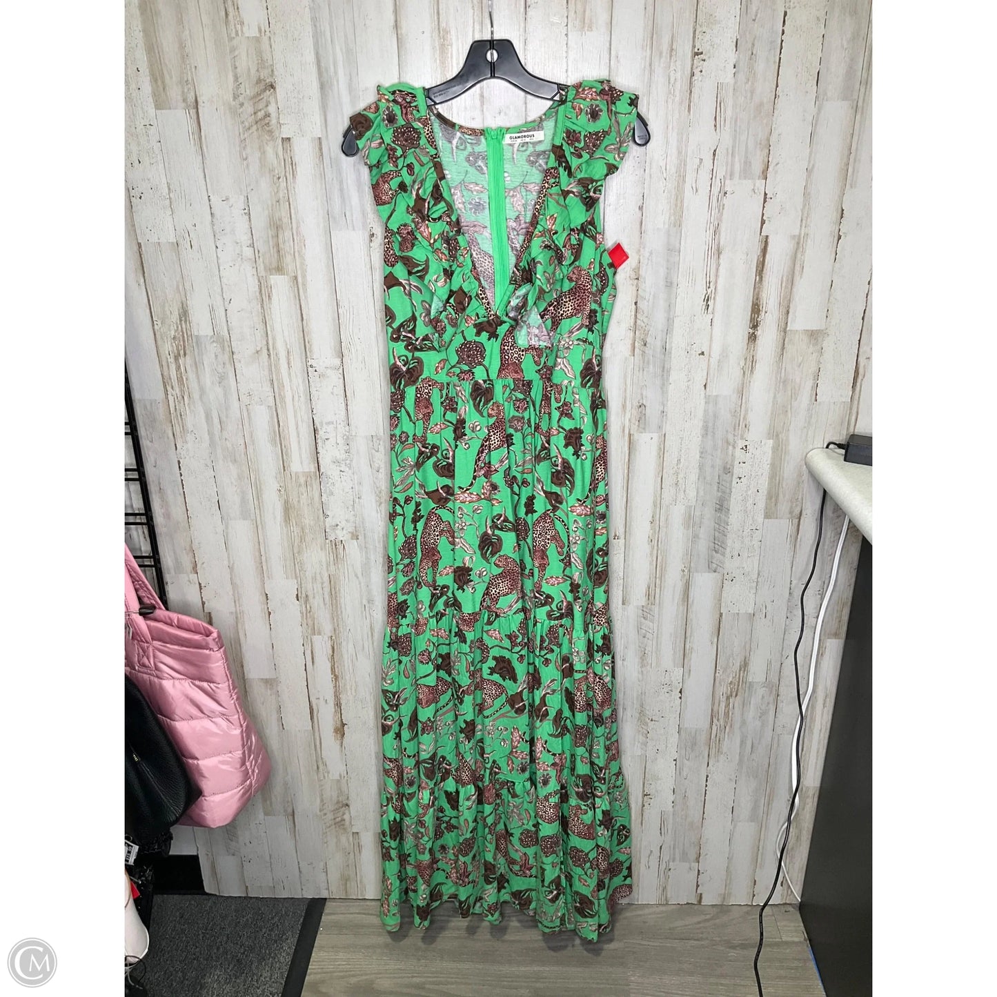 Dress Casual Maxi By Glamorous In Multi-colored, Size: 6