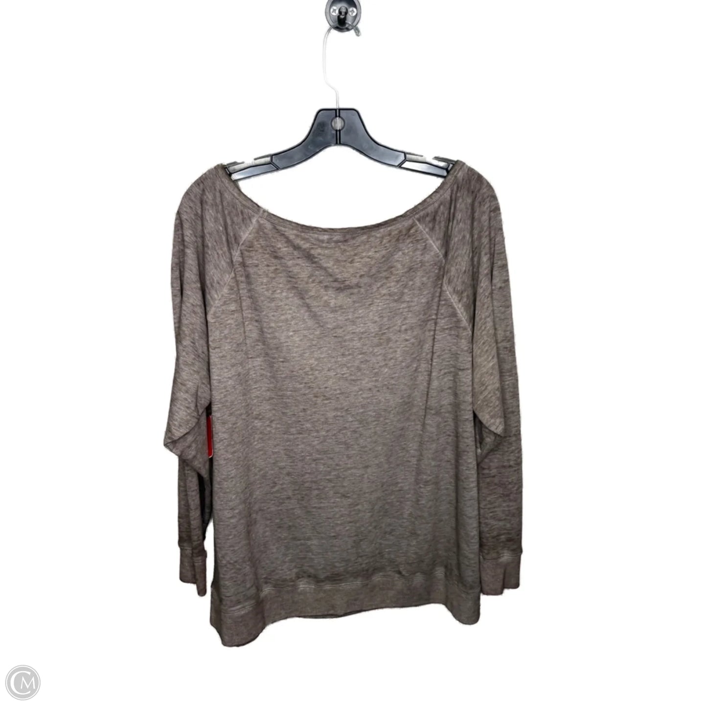 Top Short Sleeve Basic By Cato In Brown, Size: 18