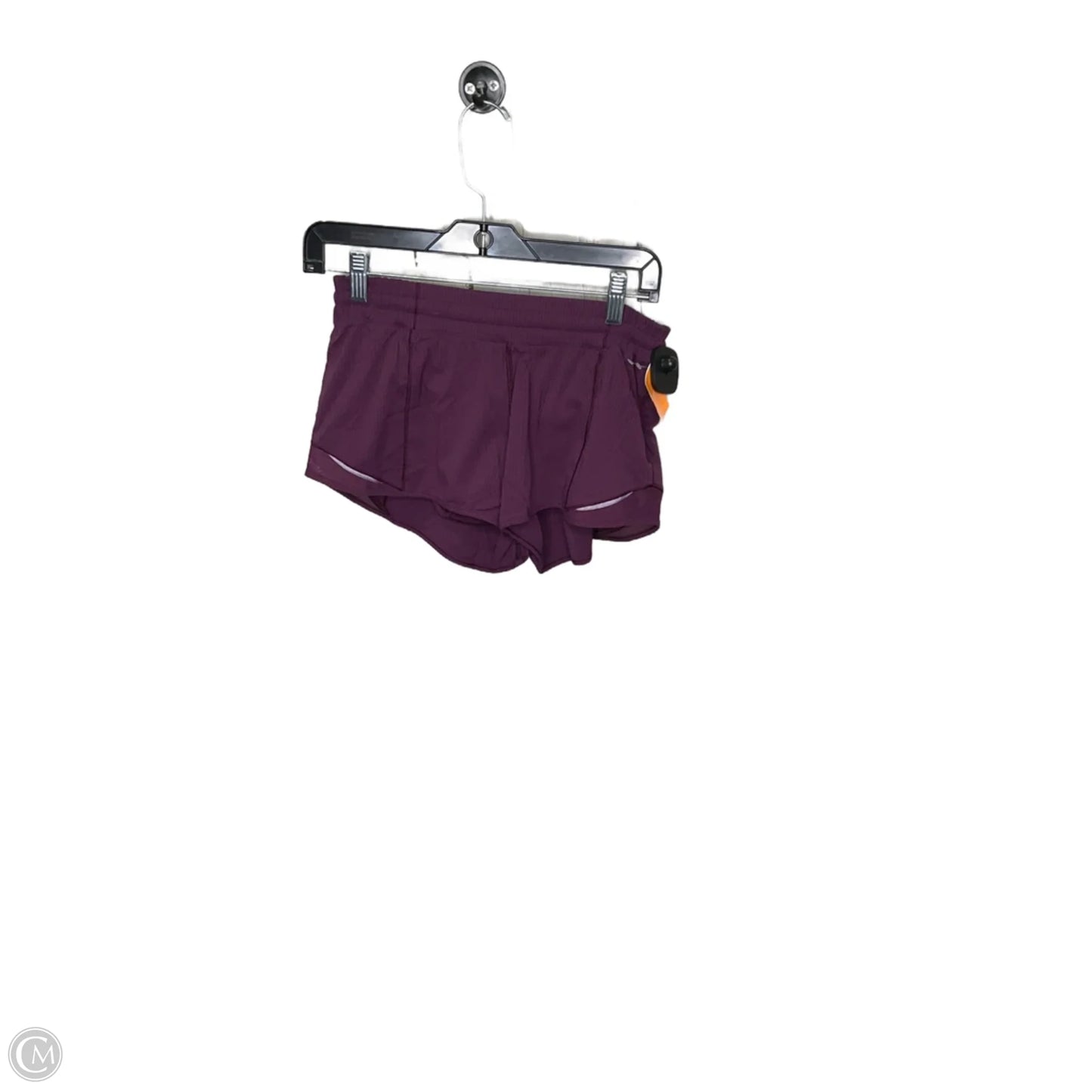 Athletic Shorts By Lululemon In Maroon, Size: 6