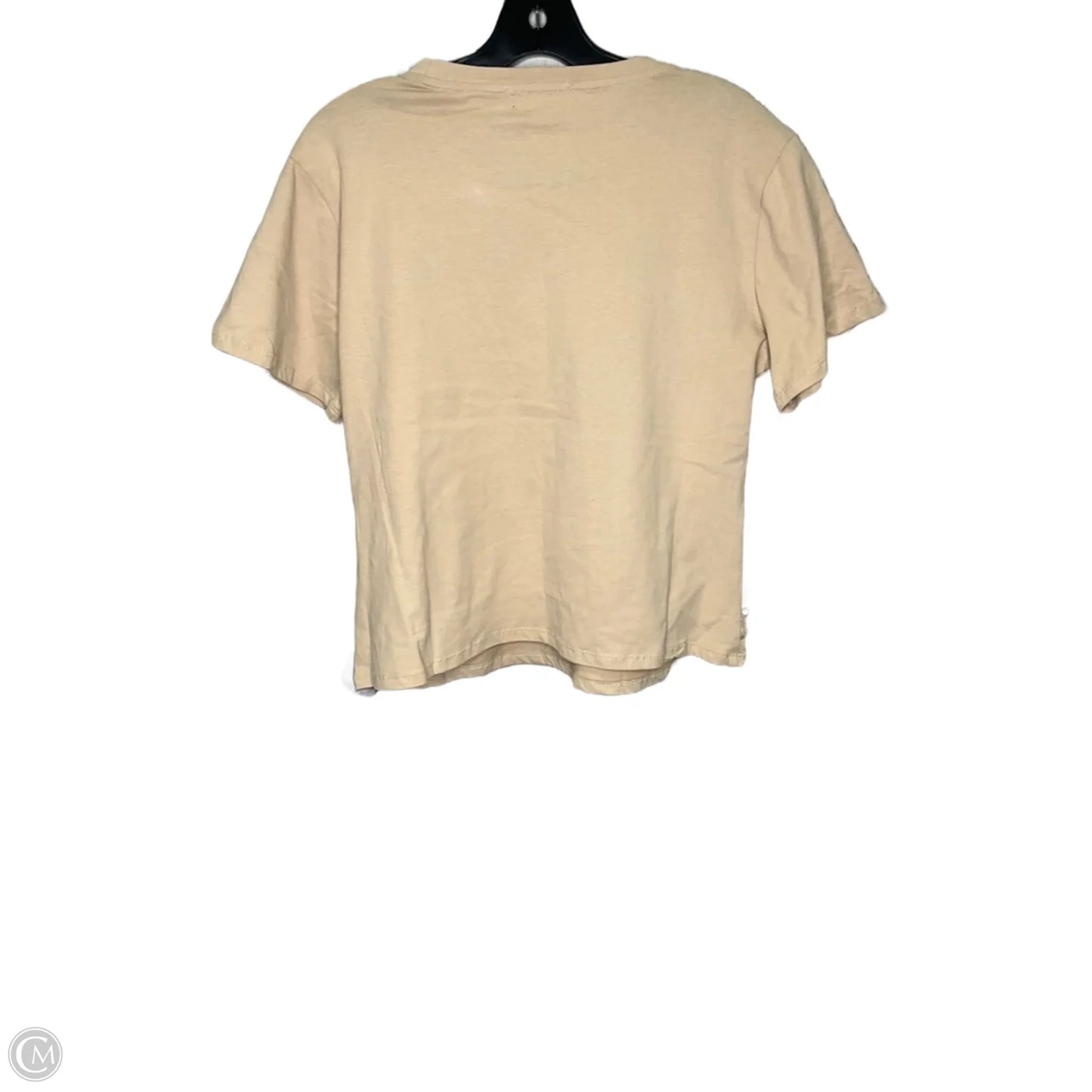 Top Short Sleeve By Clothes Mentor In Tan, Size: Xl