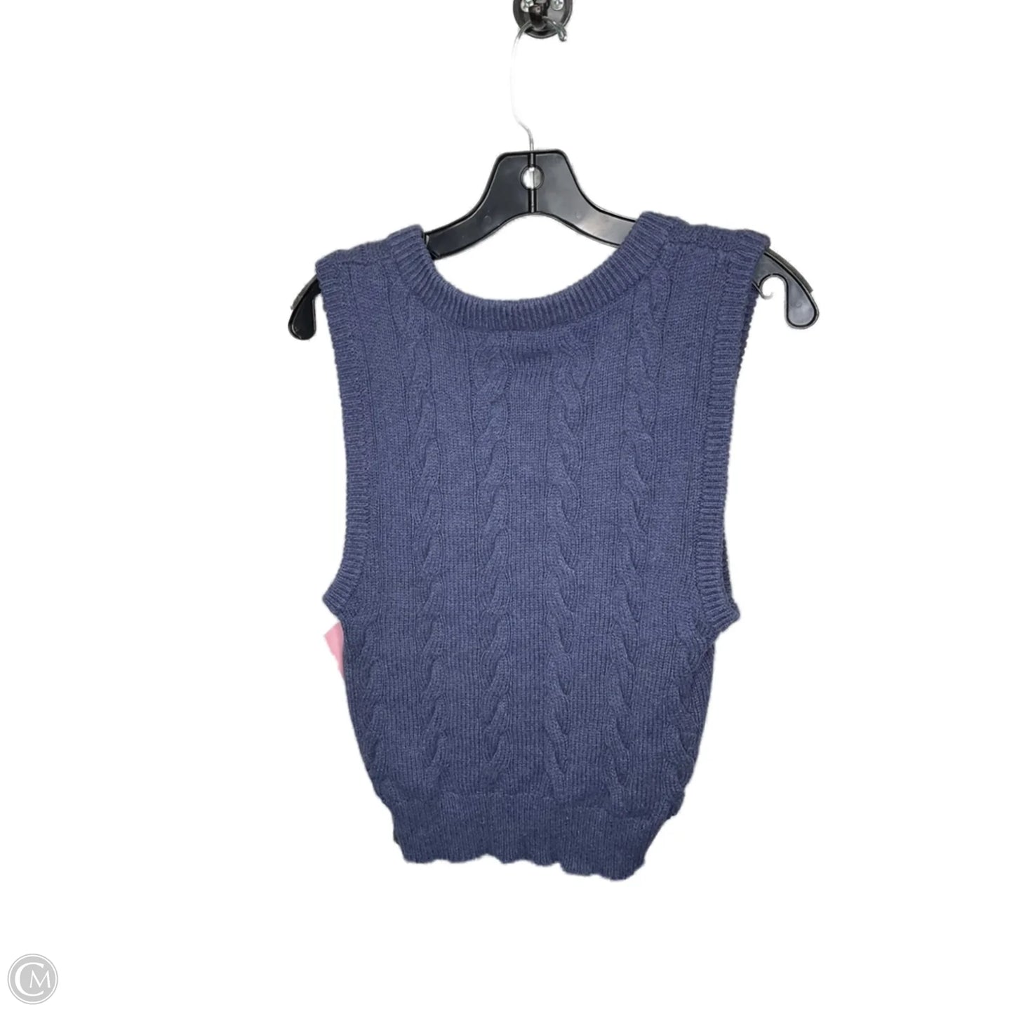 Vest Sweater By American Eagle In Blue, Size: Xs