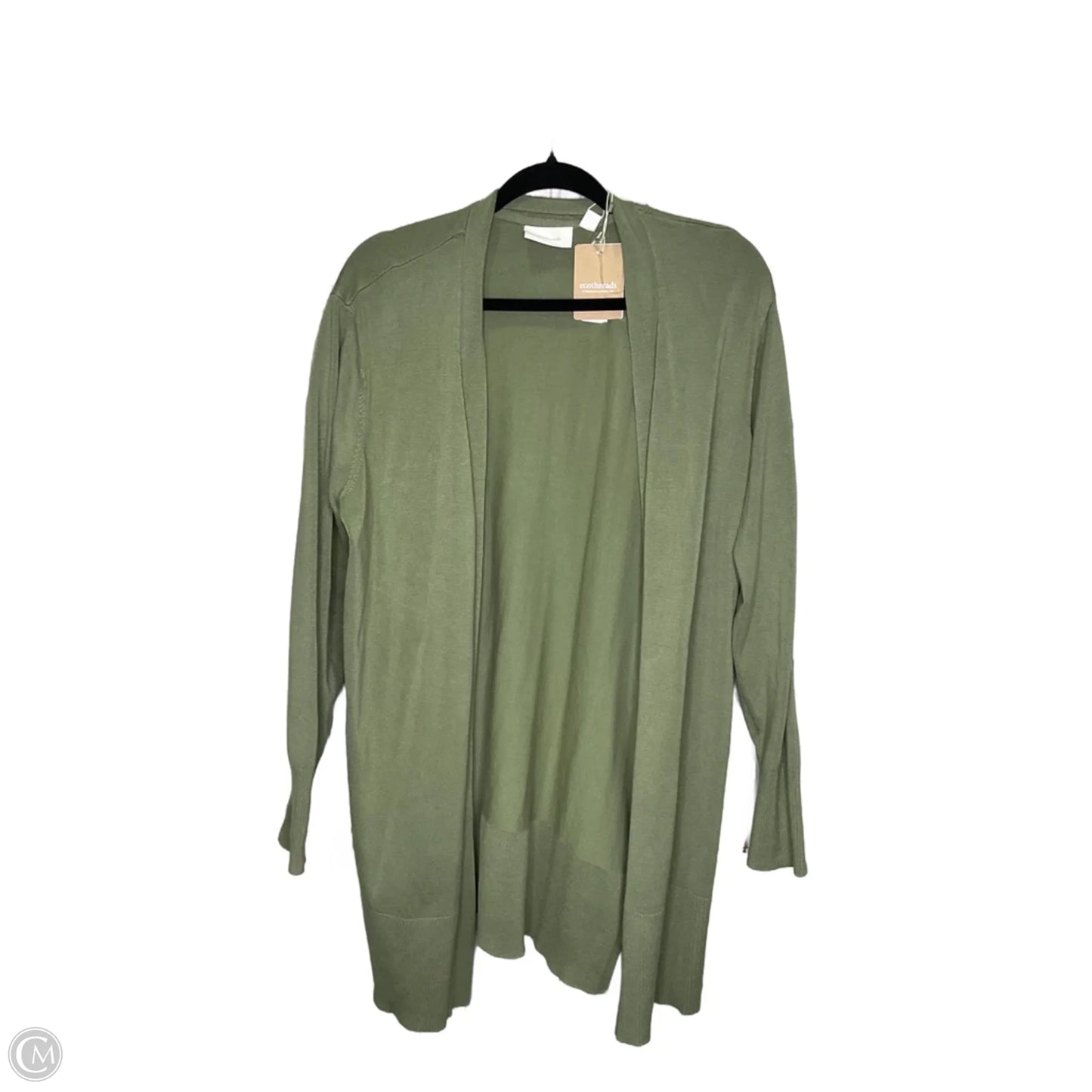 Cardigan By Clothes Mentor In Green, Size: Xl