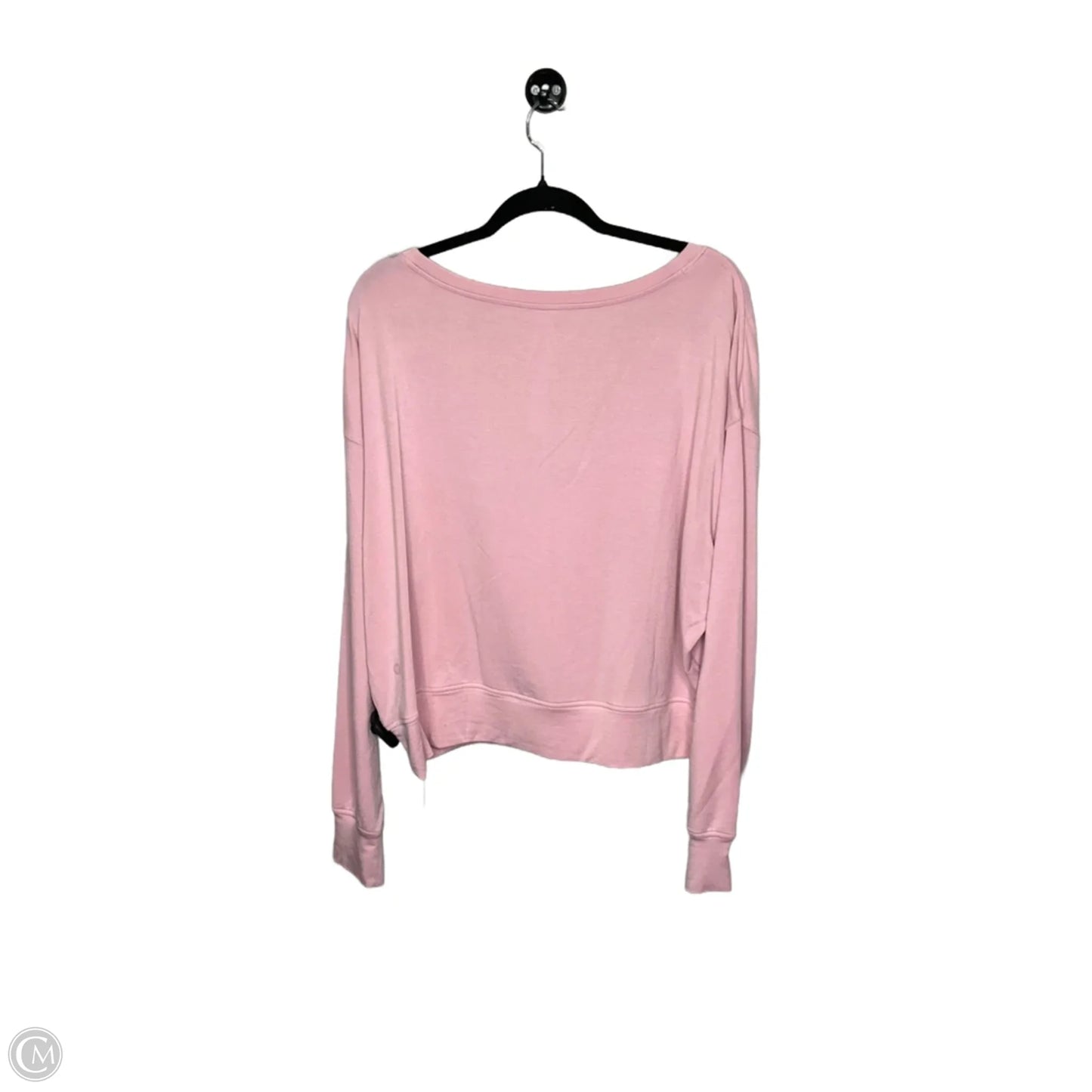 Top Long Sleeve By Lululemon In Pink, Size: L