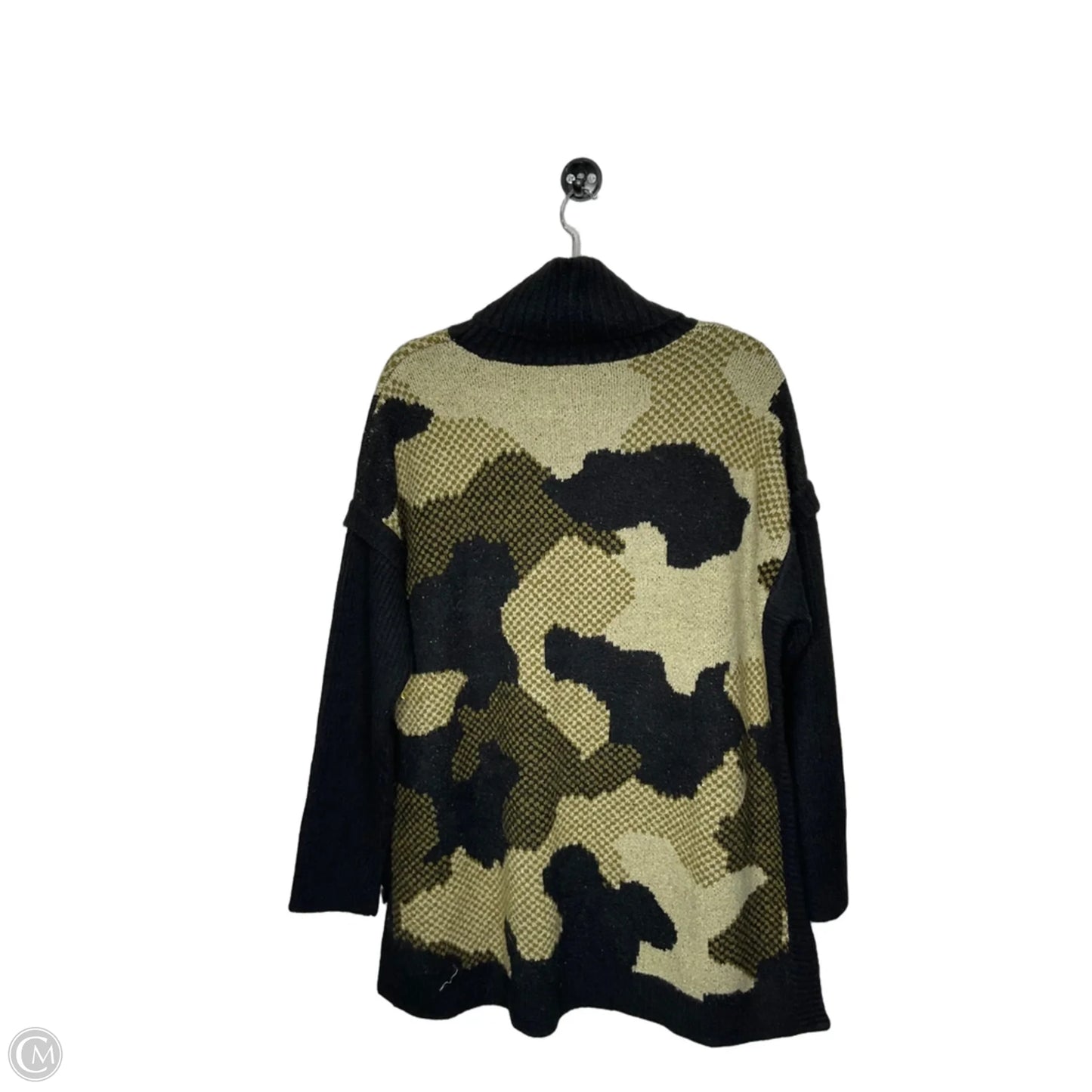 Sweater By D&co. In Black & Green, Size: XS/S