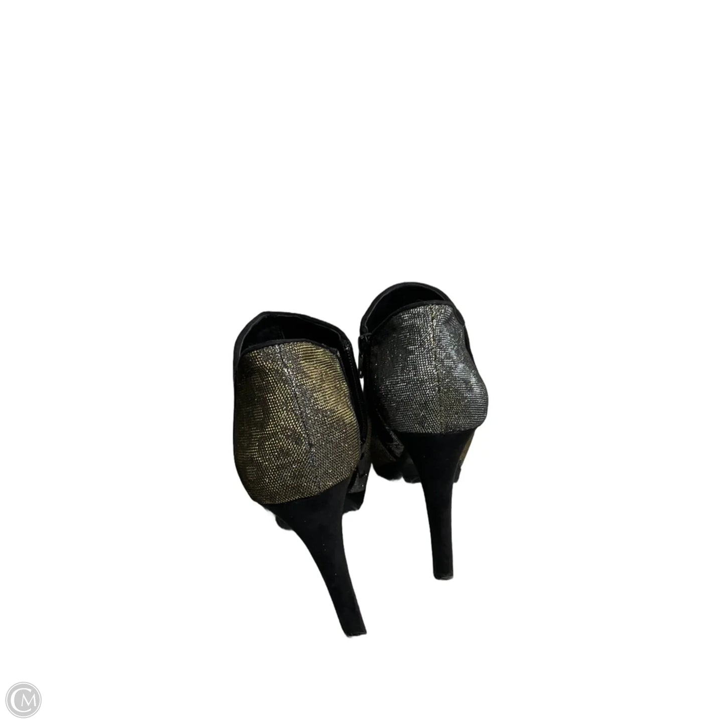 Shoes Heels Stiletto By Gianni Bini In Gold & Silver, Size: 7