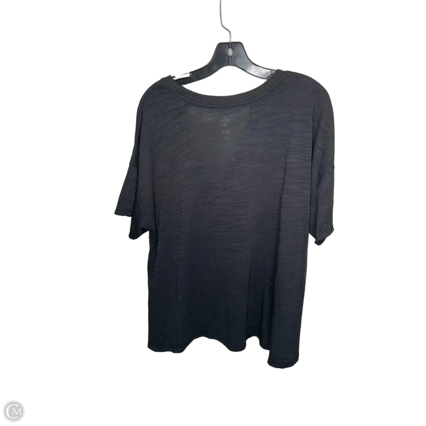 Top Short Sleeve By Free People In Black, Size: M
