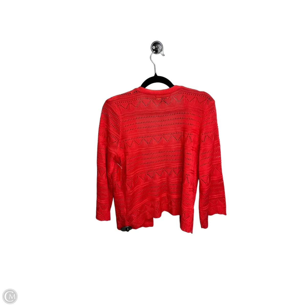 Cardigan By Clothes Mentor In Red, Size: L