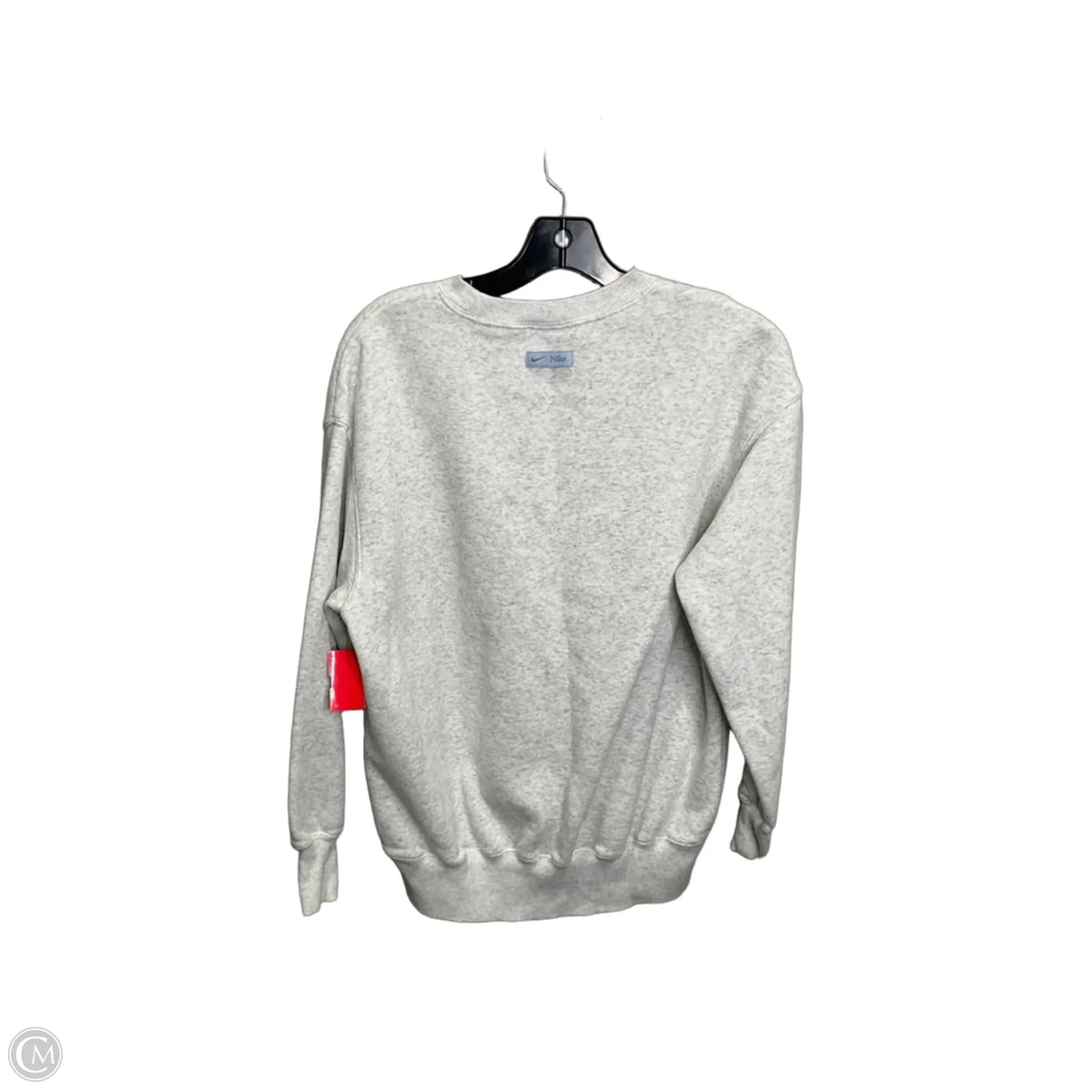 Athletic Sweatshirt Crewneck By Nike In Grey, Size: Xs