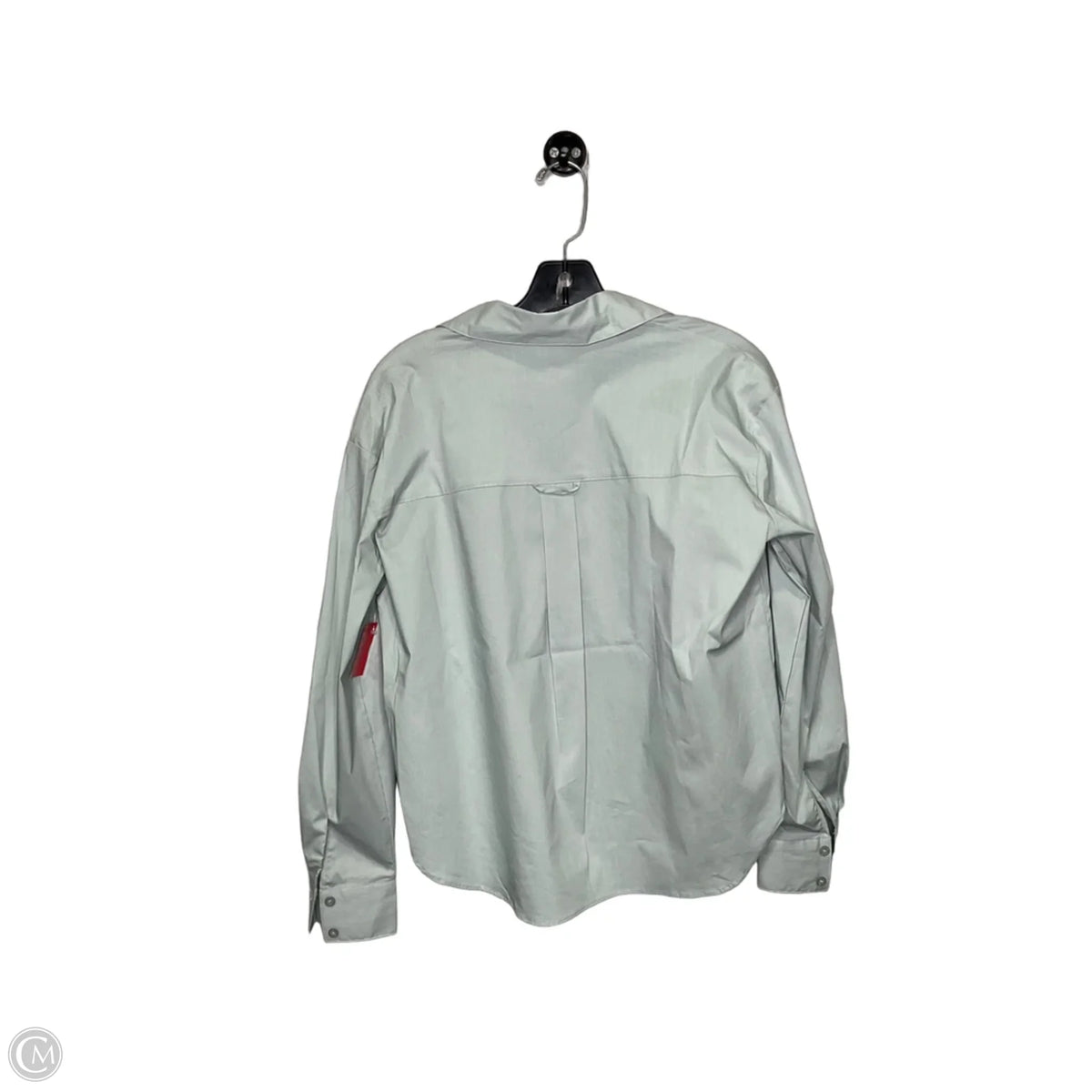 Top Long Sleeve By Elan In Green, Size: S